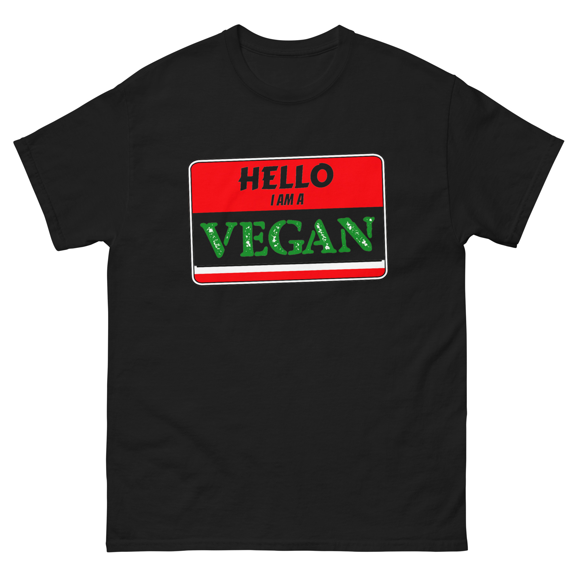 hello i am a vegan t shirt funny plant based lifestyle graphic tee