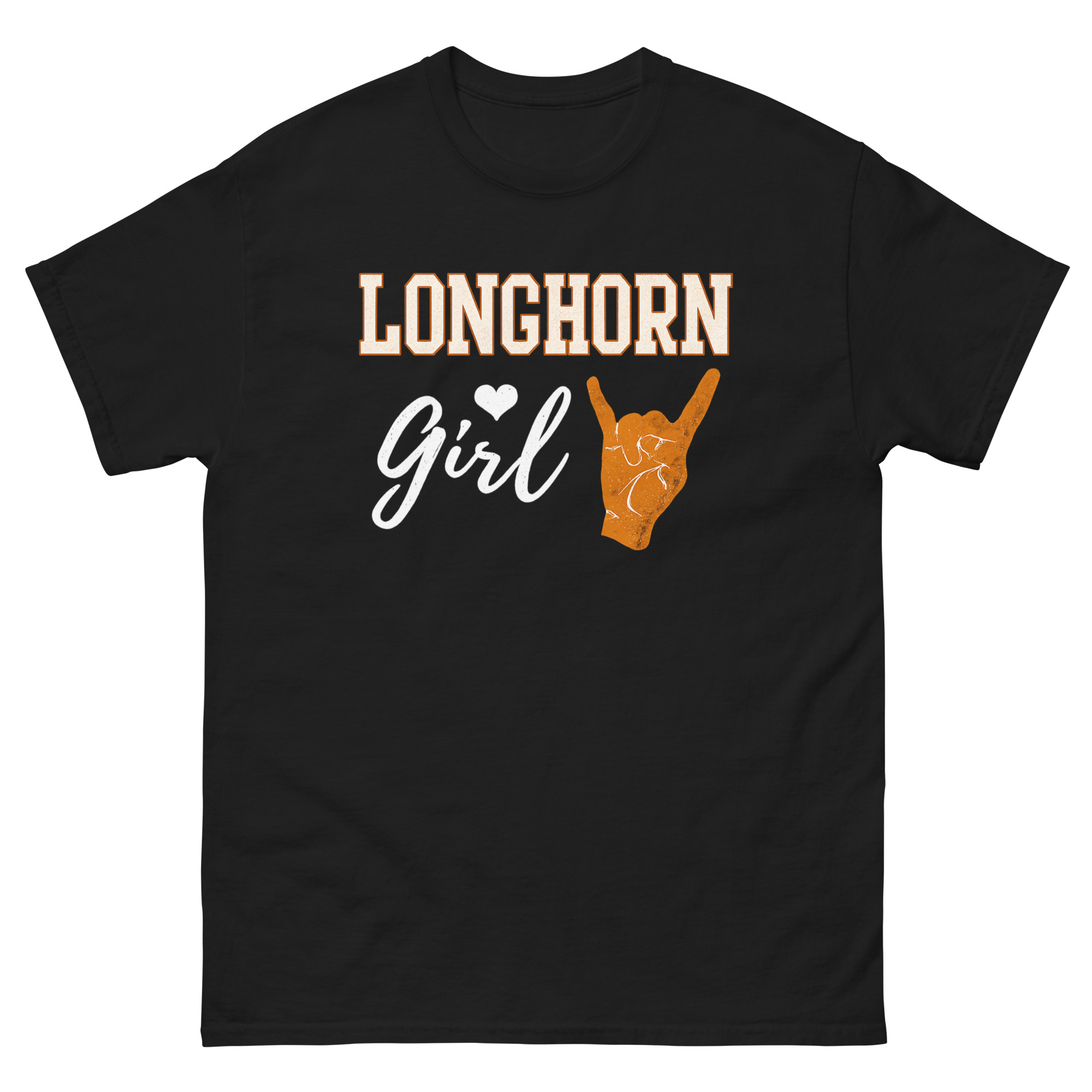 Longhorn Girl Shirt – western cowgirl texas pride graphic tee for women