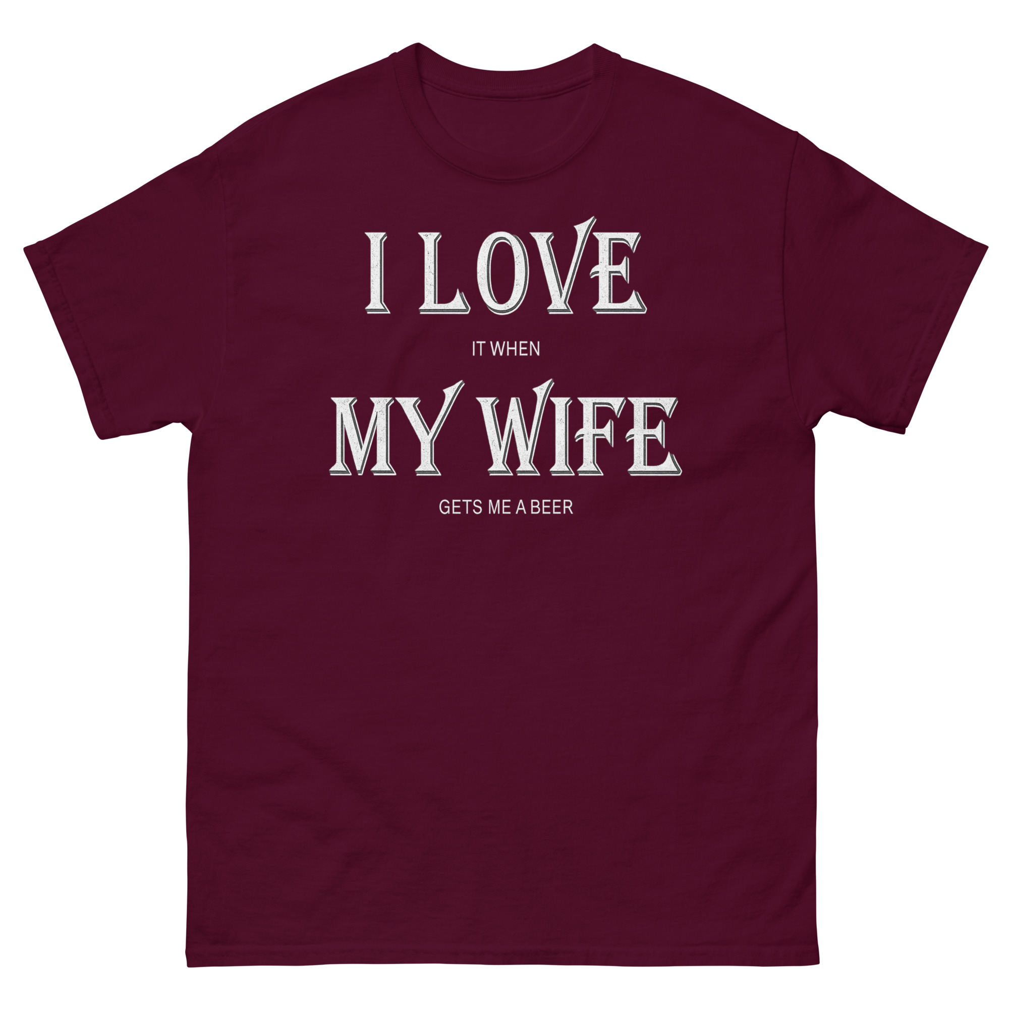 unisex-classic-tee-maroon-front-68ddebf63b450.jpg