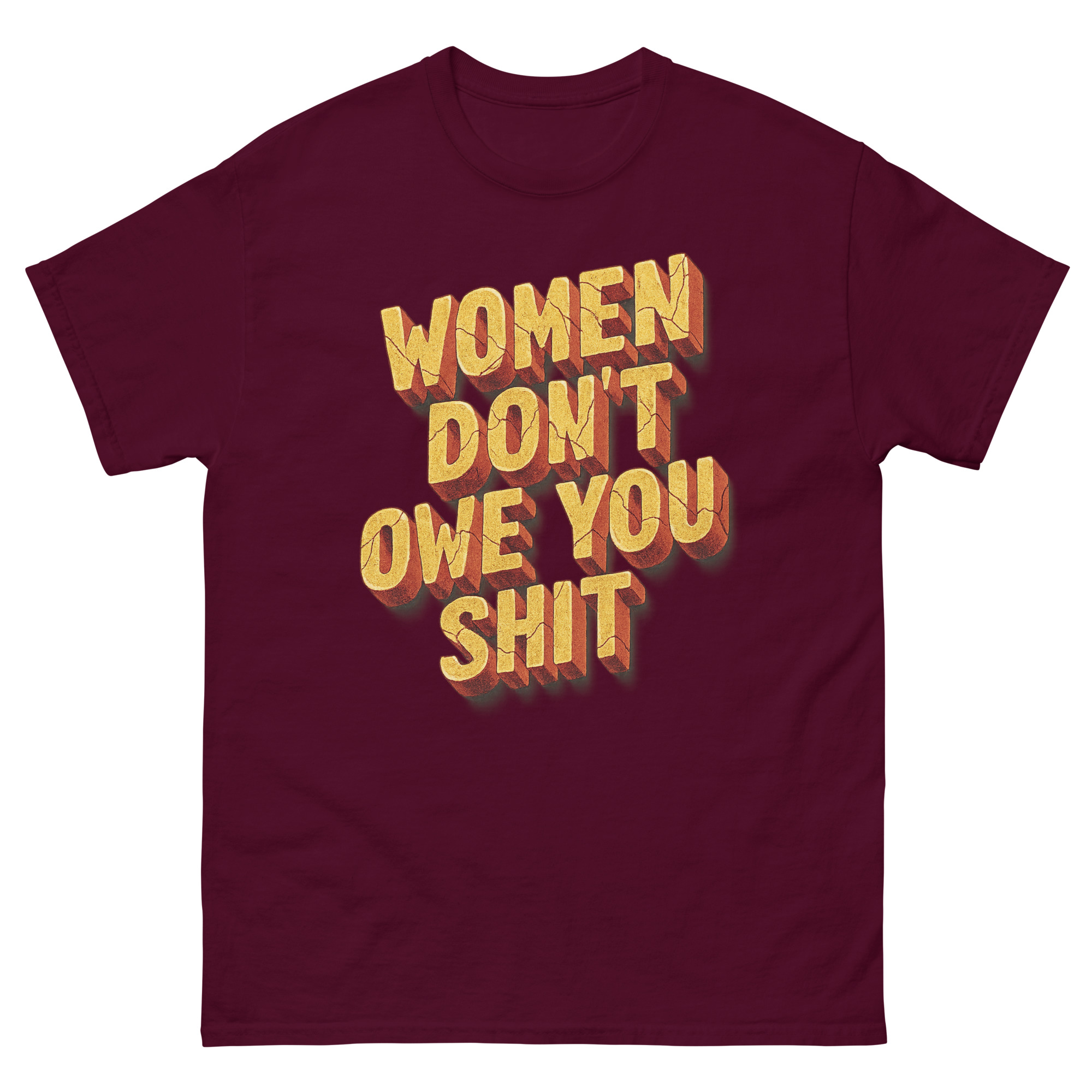 unisex-classic-tee-maroon-front-68eefb2733d0c.jpg