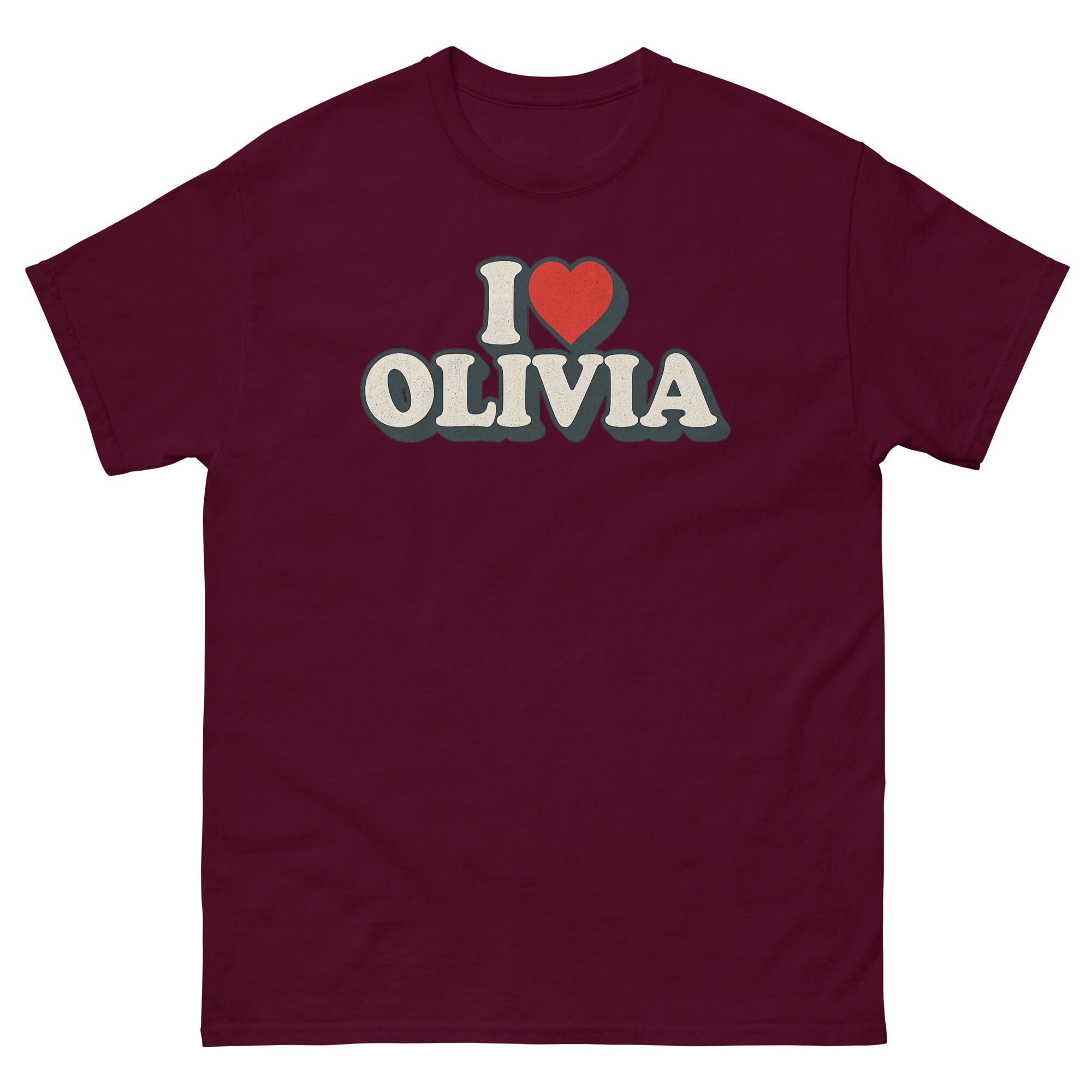 unisex-classic-tee-maroon-front-68f052682fa4e.jpg
