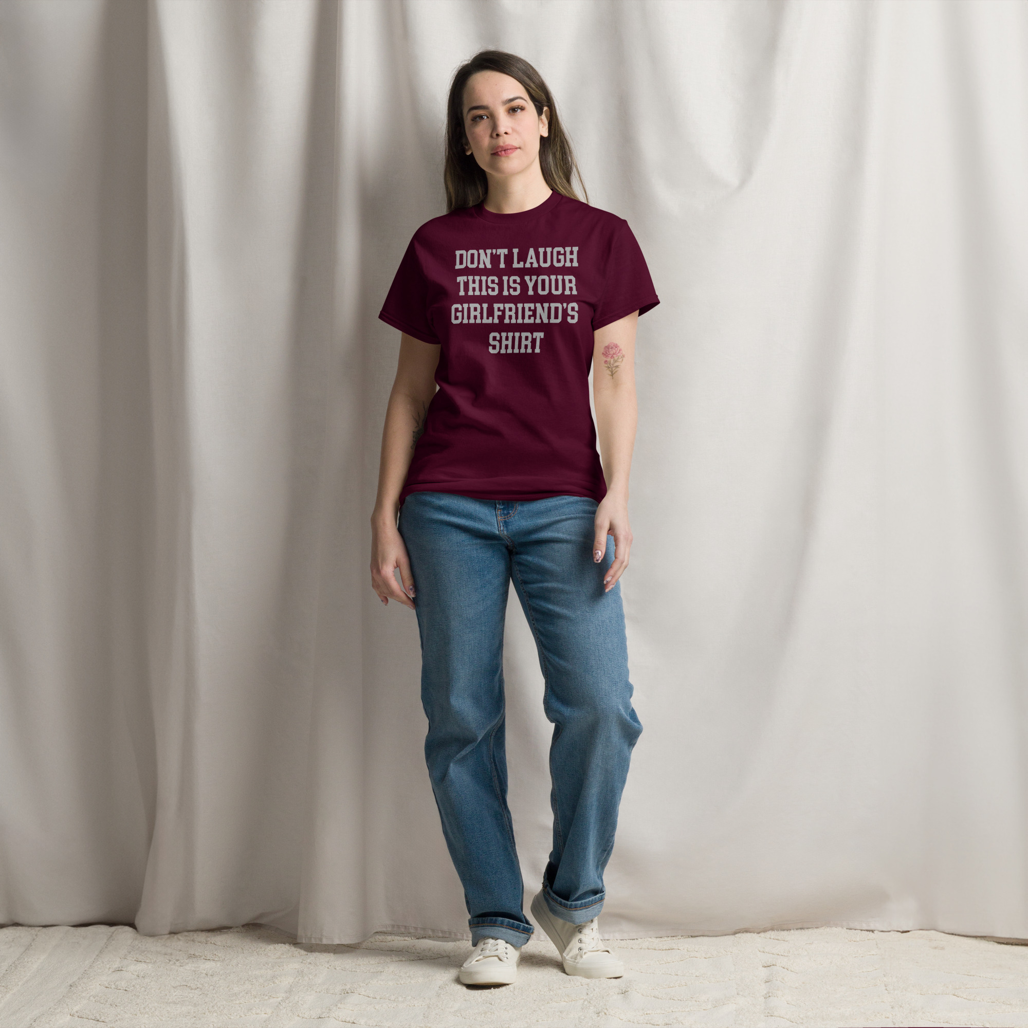 unisex-classic-tee-maroon-front-6902ec91cd83a.jpg