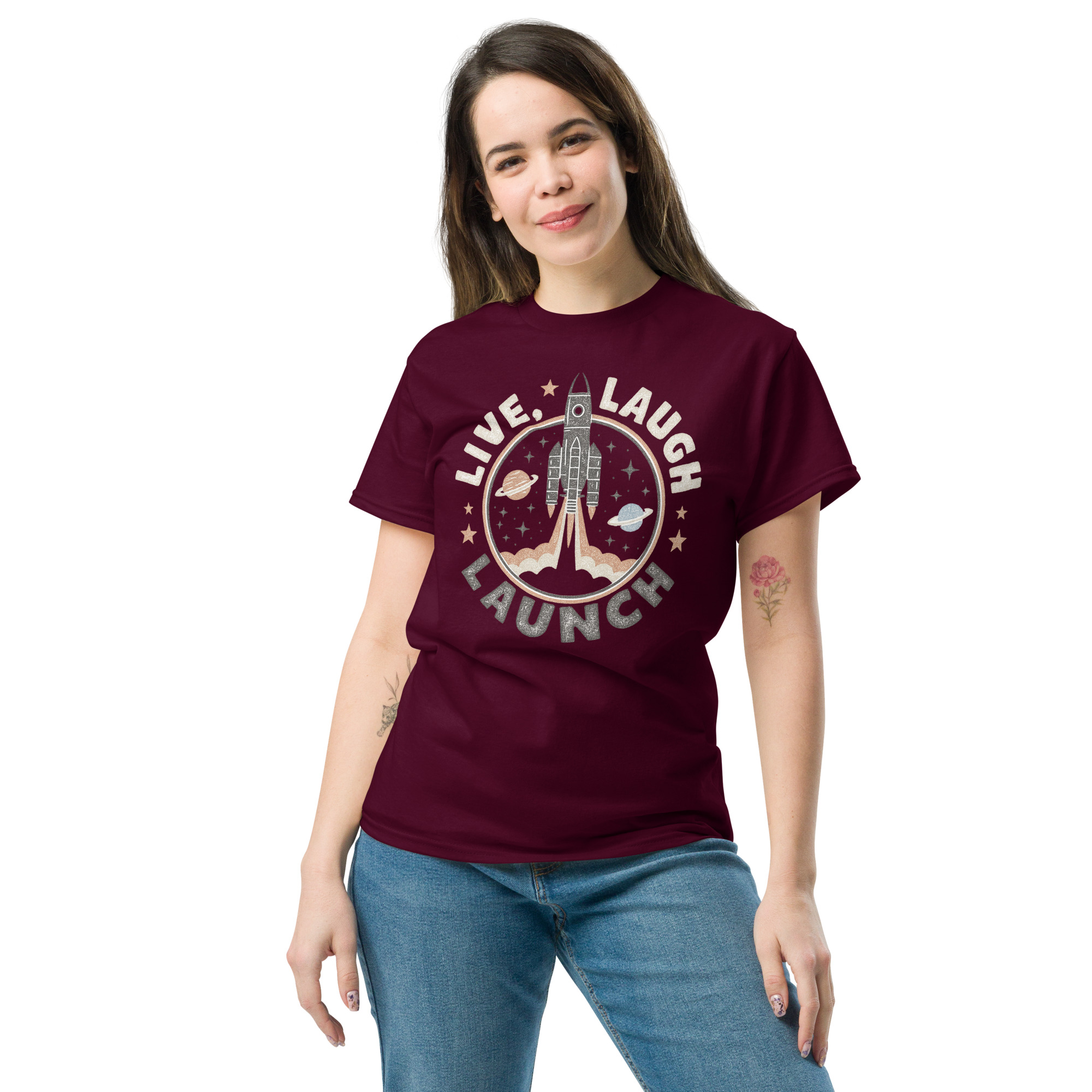 unisex-classic-tee-maroon-front-6902ed59e12aa.jpg