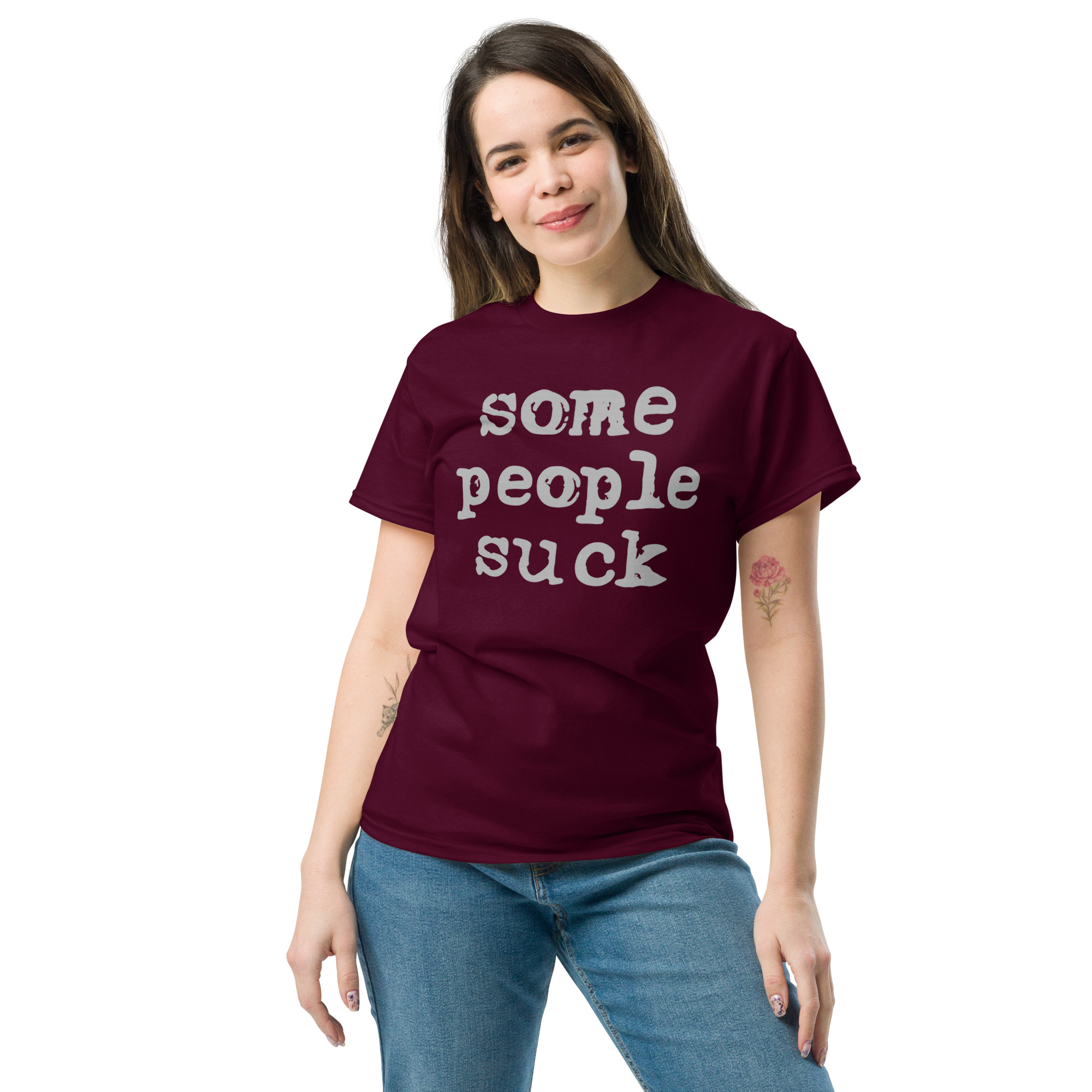 unisex-classic-tee-maroon-front-69042554764b2.jpg