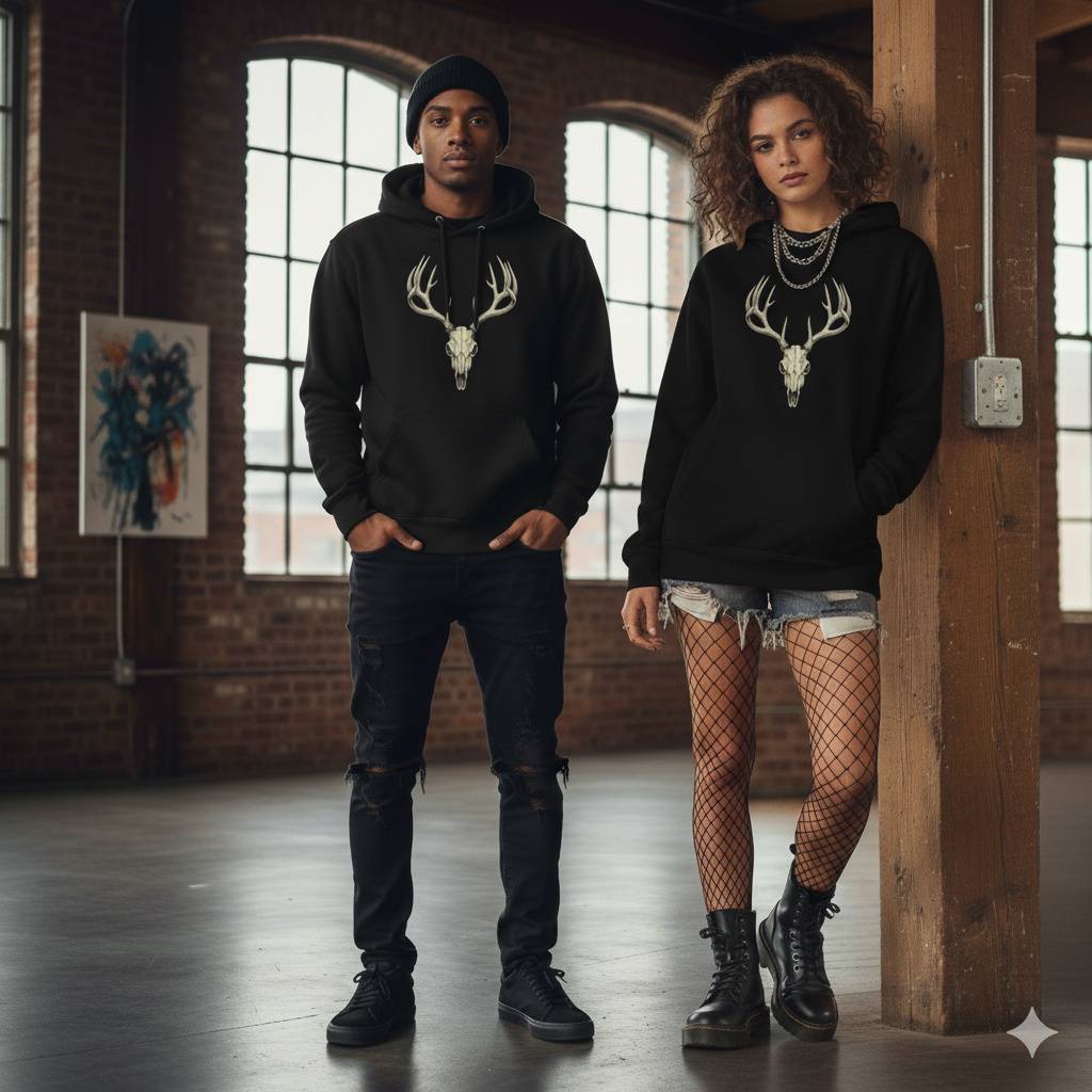 Deer Skull Hoodie Deer Skull Hoodie