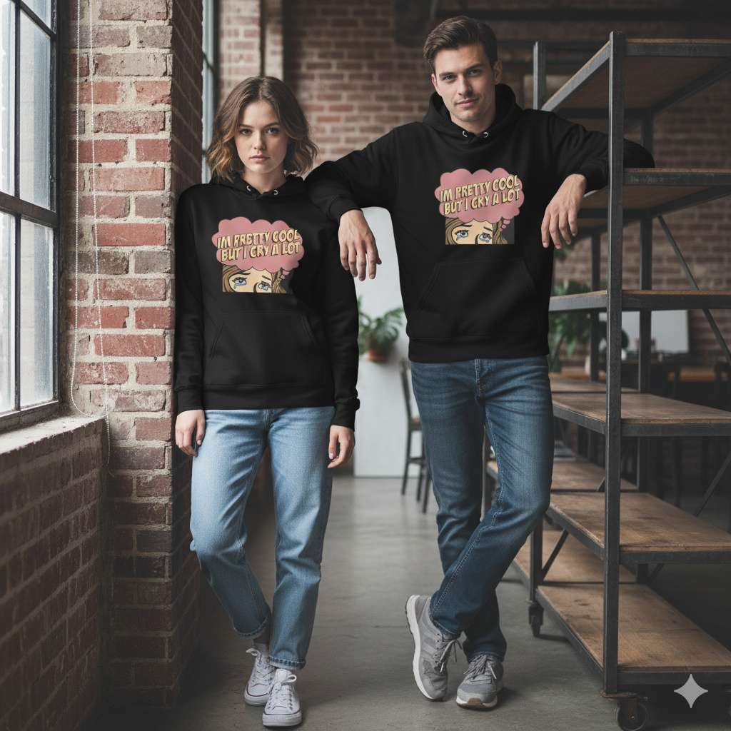 I Am Pretty Cool But I Cry A Lot Hoodie I Am Pretty Cool But I Cry A Lot Hoodie