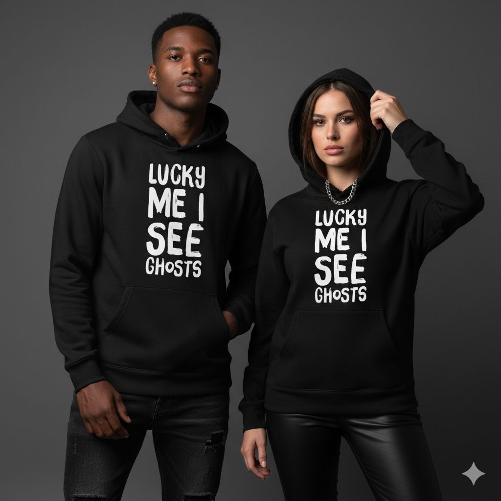 Lucky Me I See Ghosts Hoodie