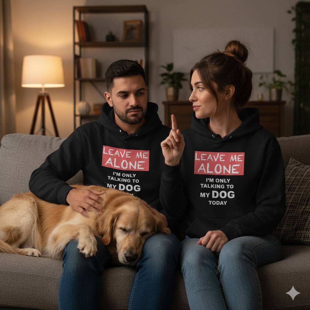 I’m Only Talking to My Dog Today Hoodie I’m Only Talking to My Dog Today Hoodie