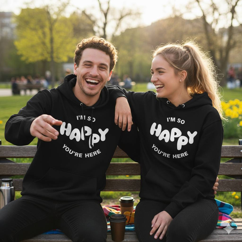 I’m So Happy You’re Here Hoodie I’m So Happy You’re Here Hoodie