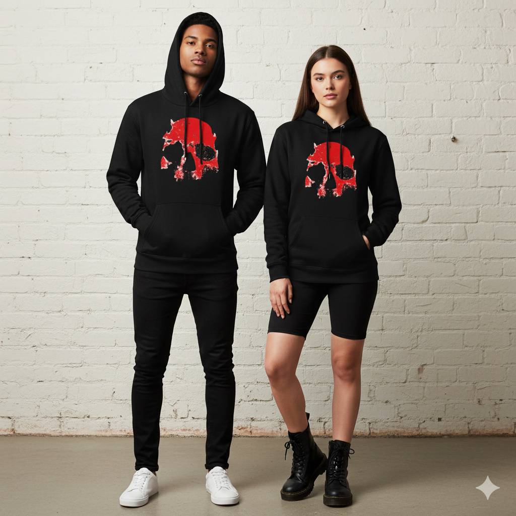 Red Skull Hoodie Red Skull Hoodie