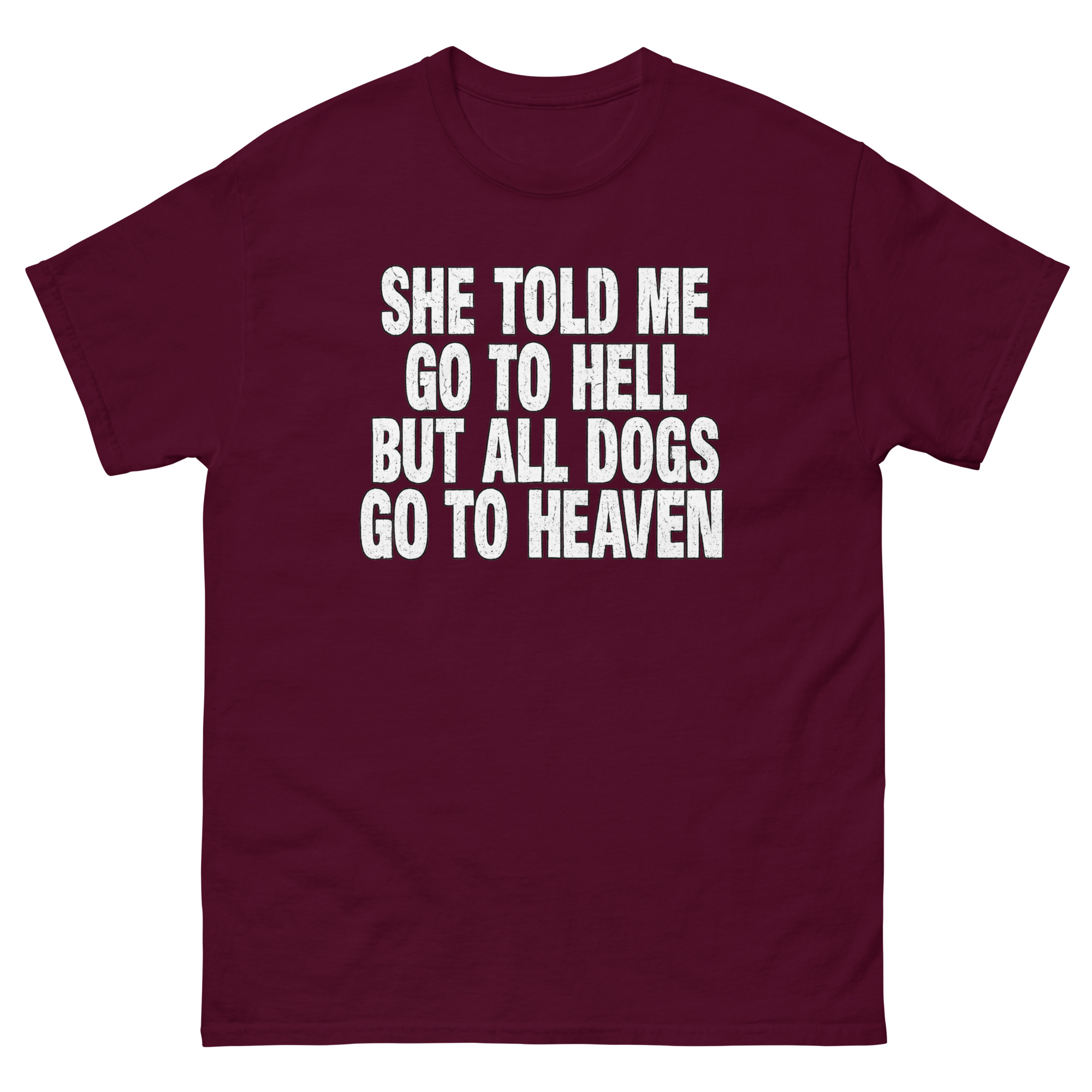 unisex-classic-tee-maroon-front-691e7f60e92a3.jpg