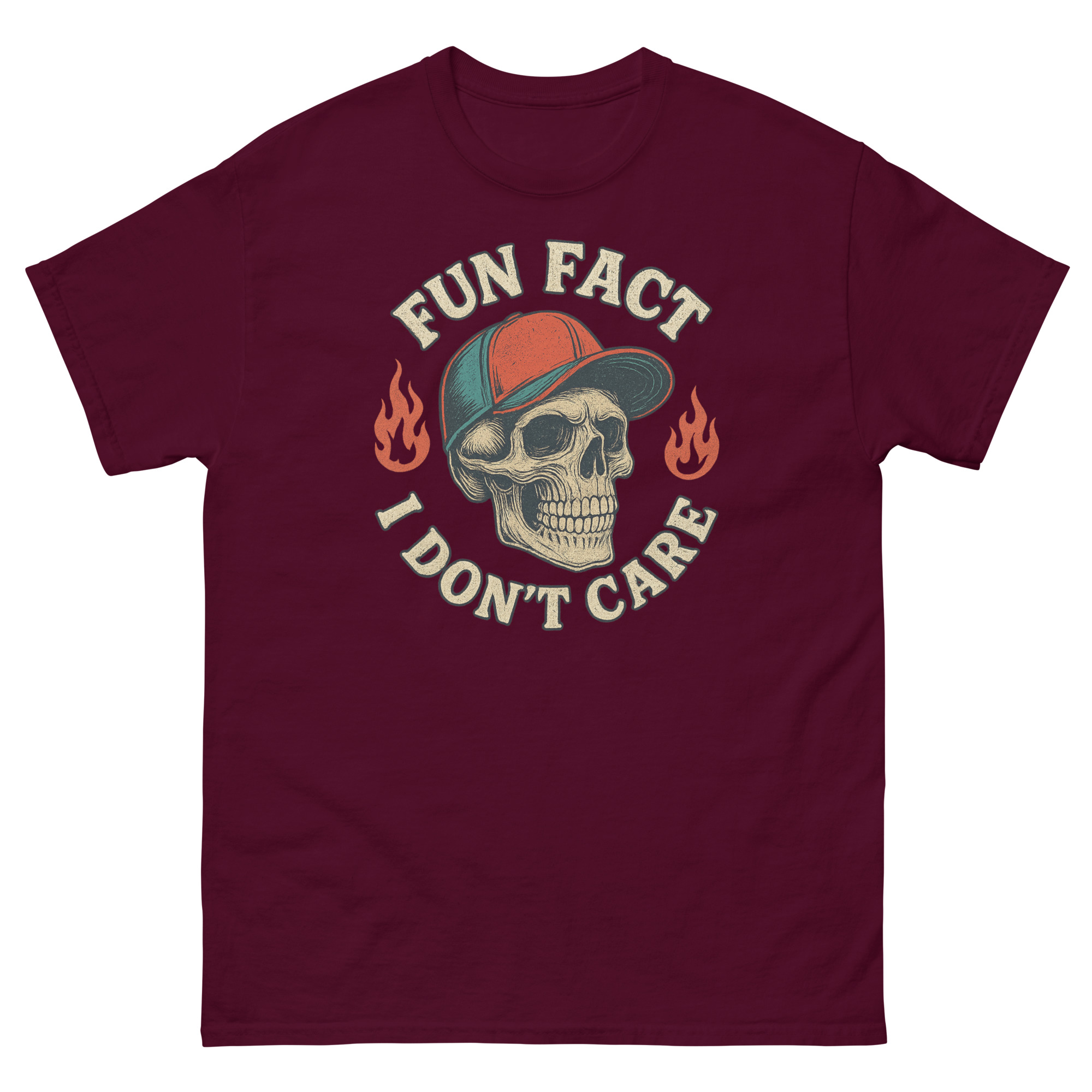 unisex-classic-tee-maroon-front-6922a55f57bcc.jpg
