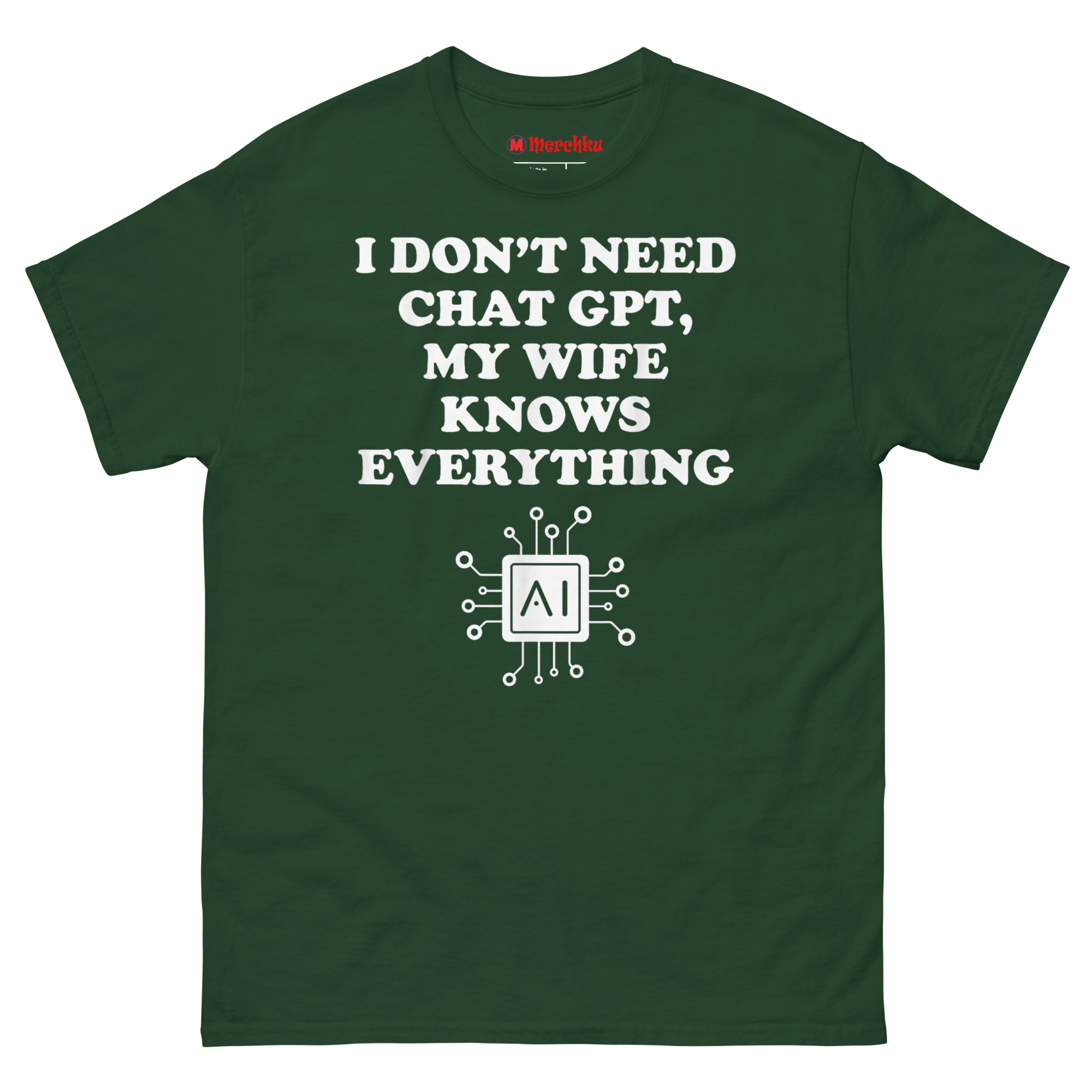 unisex-classic-tee-forest-green-front-699d106babd9e.jpg