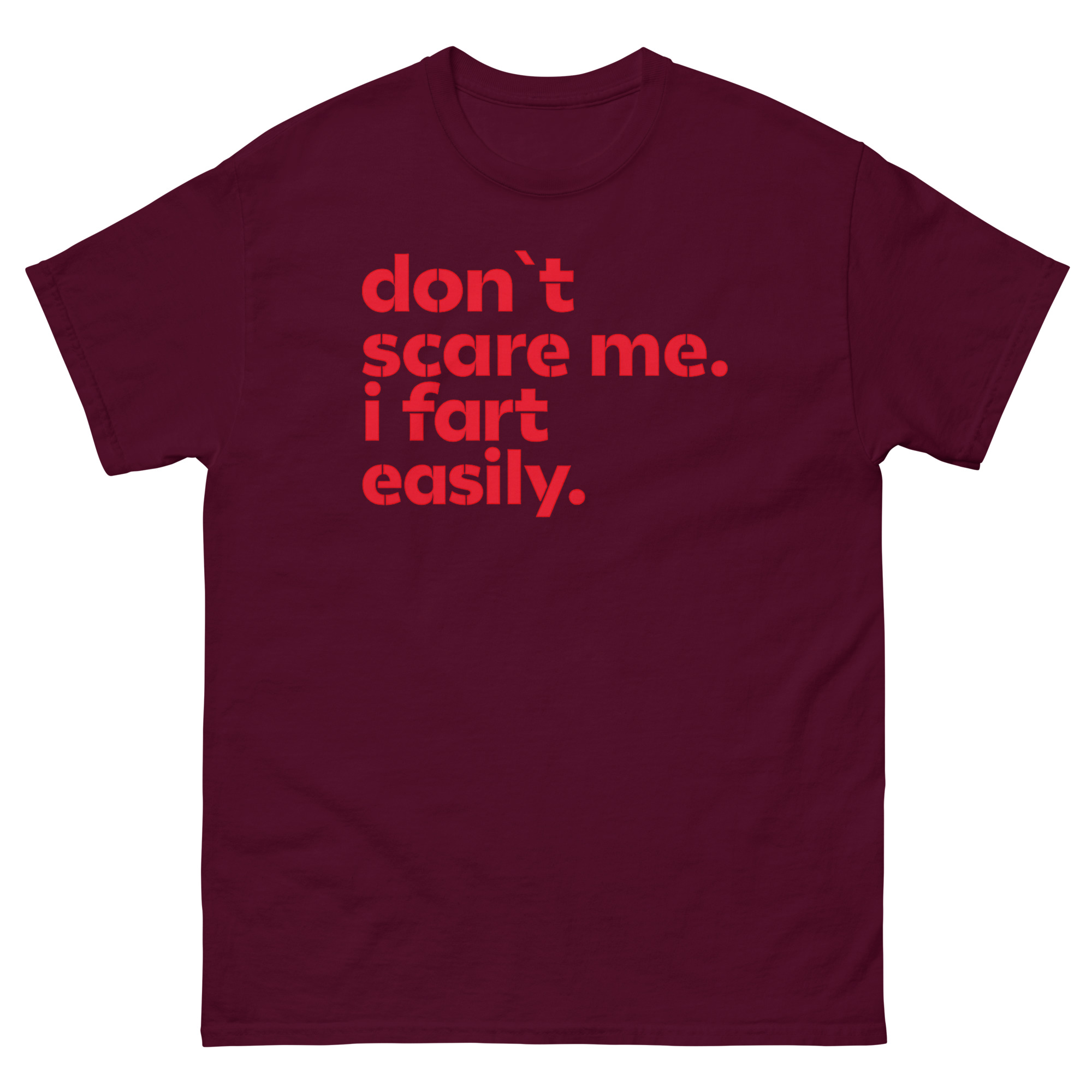 unisex-classic-tee-maroon-front-698dcd8a514fd.jpg