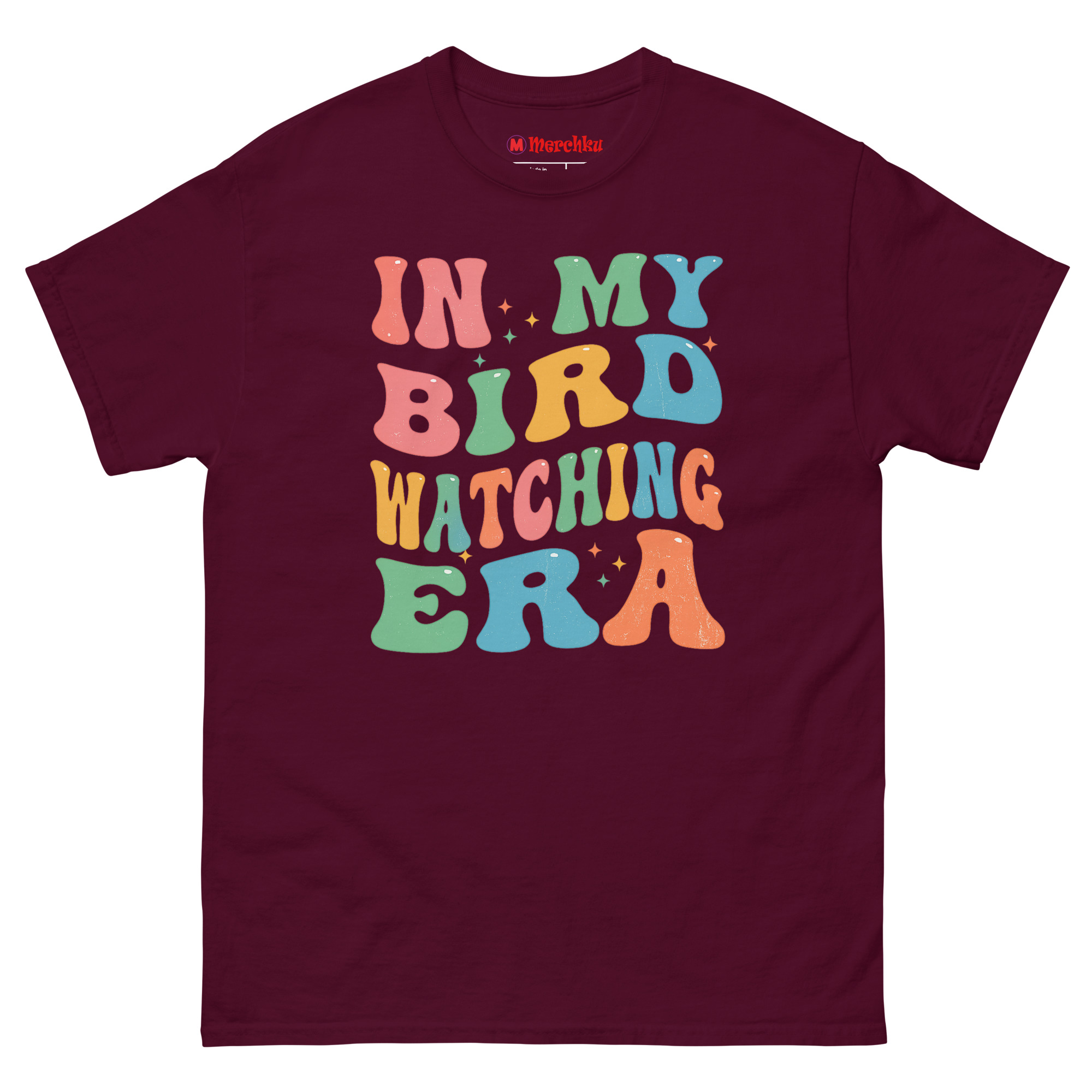 unisex-classic-tee-maroon-front-69a166c8541e9.jpg