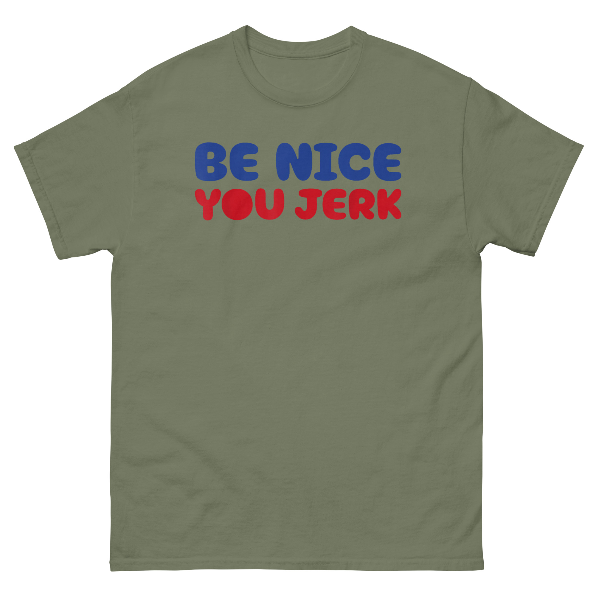 unisex-classic-tee-military-green-front-6995b545a24ad.jpg