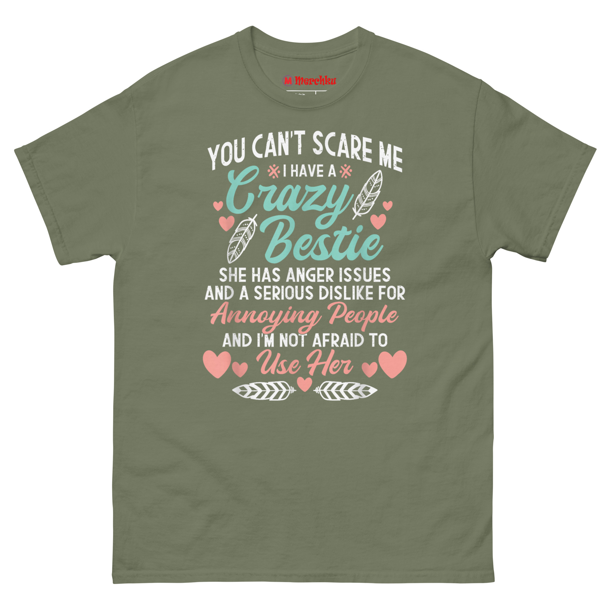 unisex-classic-tee-military-green-front-699c5009ca7e9.jpg