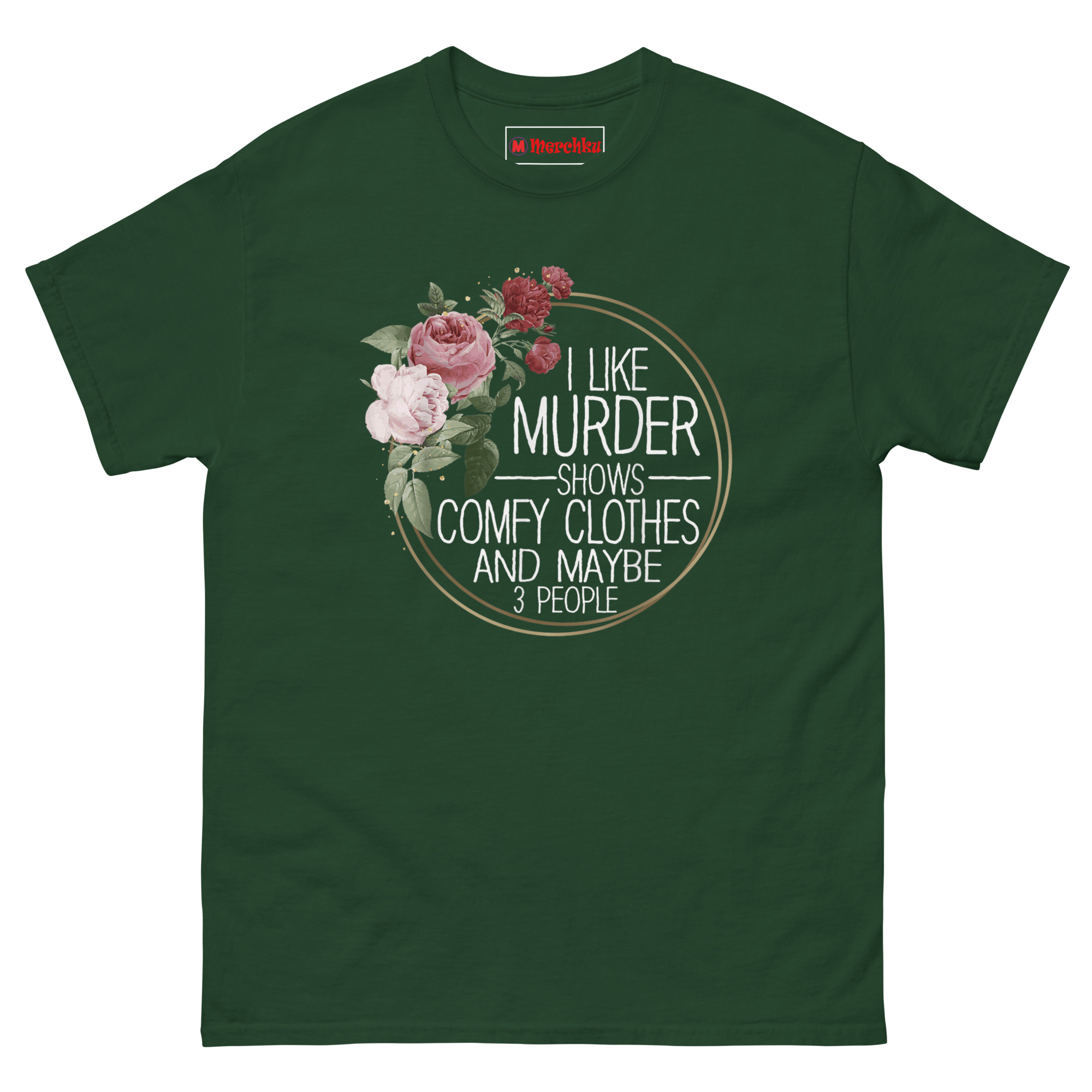 unisex-classic-tee-forest-green-front-69b51a4d042b7.jpg