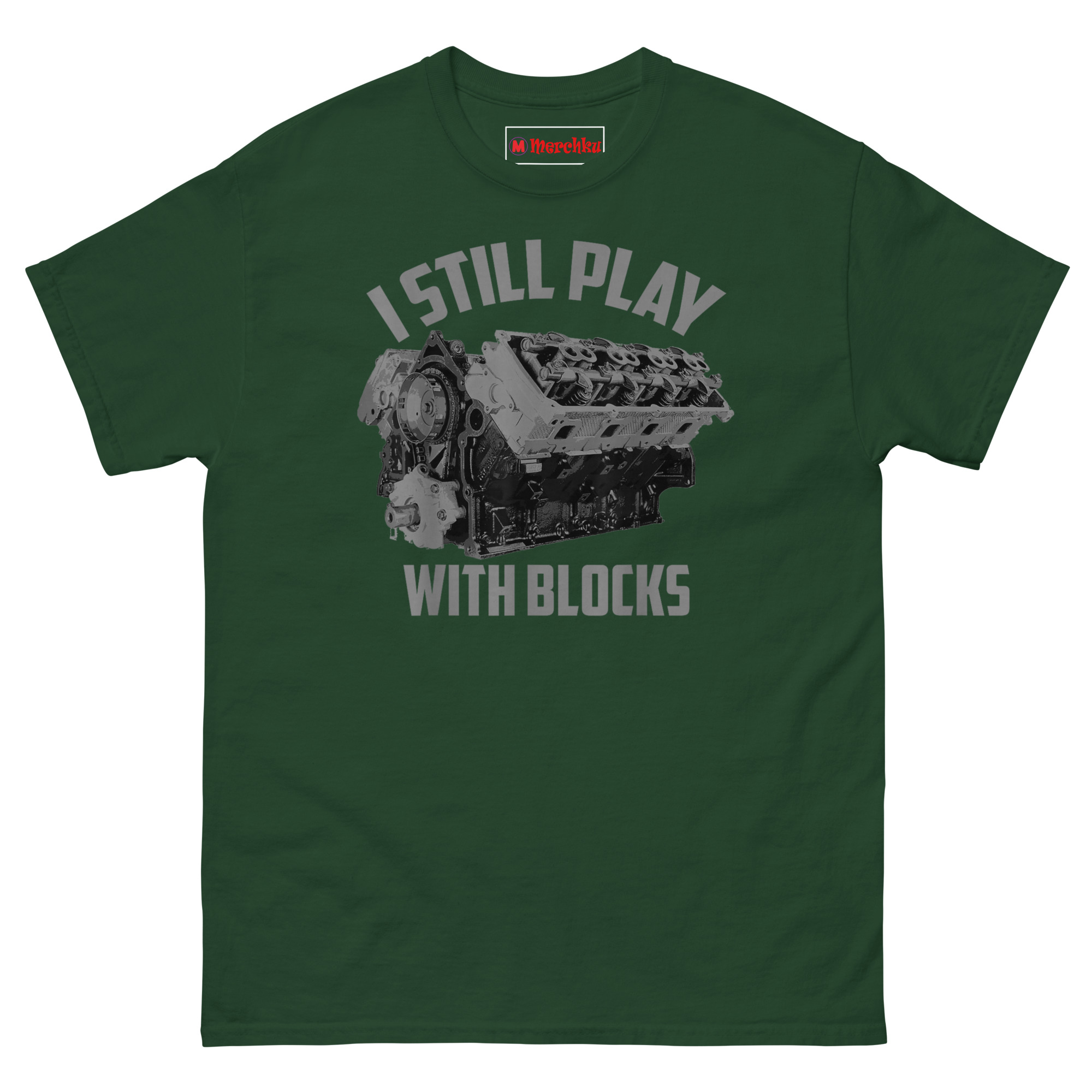 unisex-classic-tee-forest-green-front-69bea0599477f.jpg