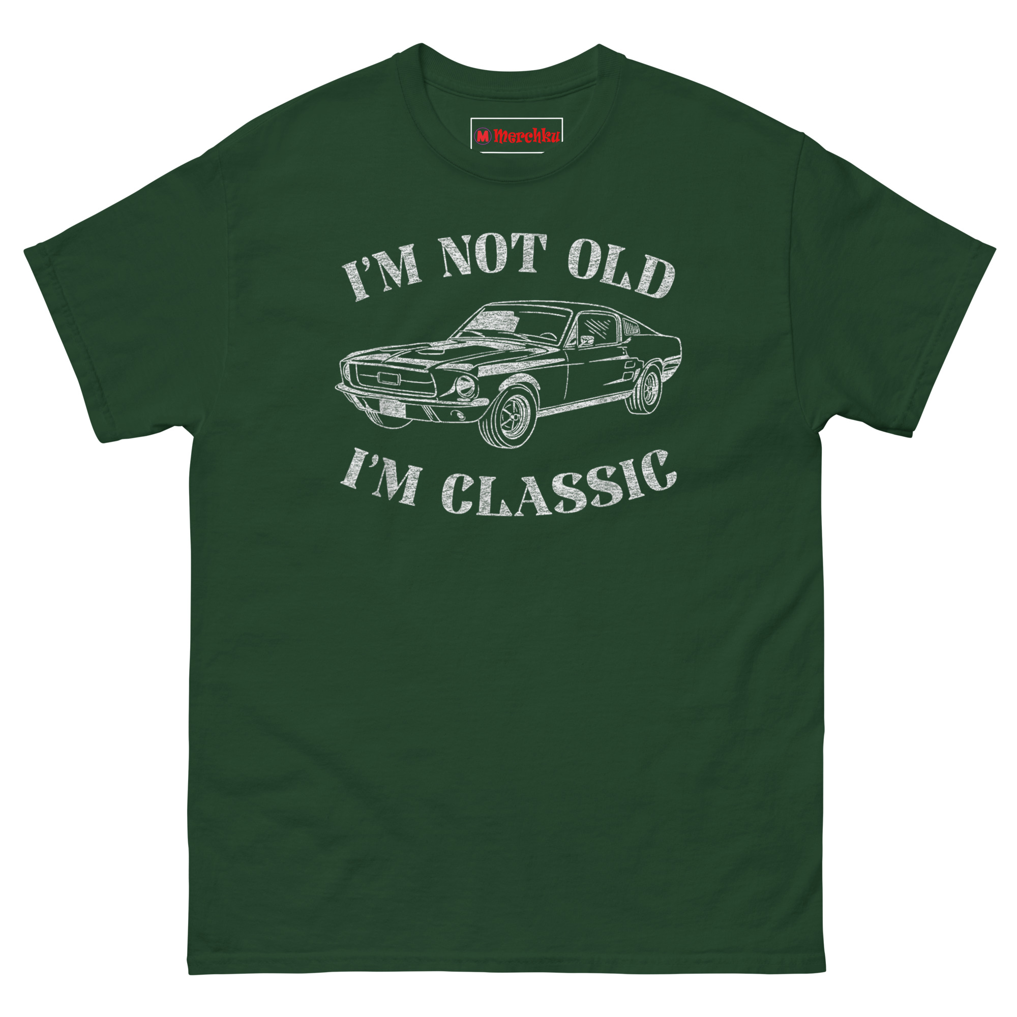 unisex-classic-tee-forest-green-front-69c35b2a4034c.jpg