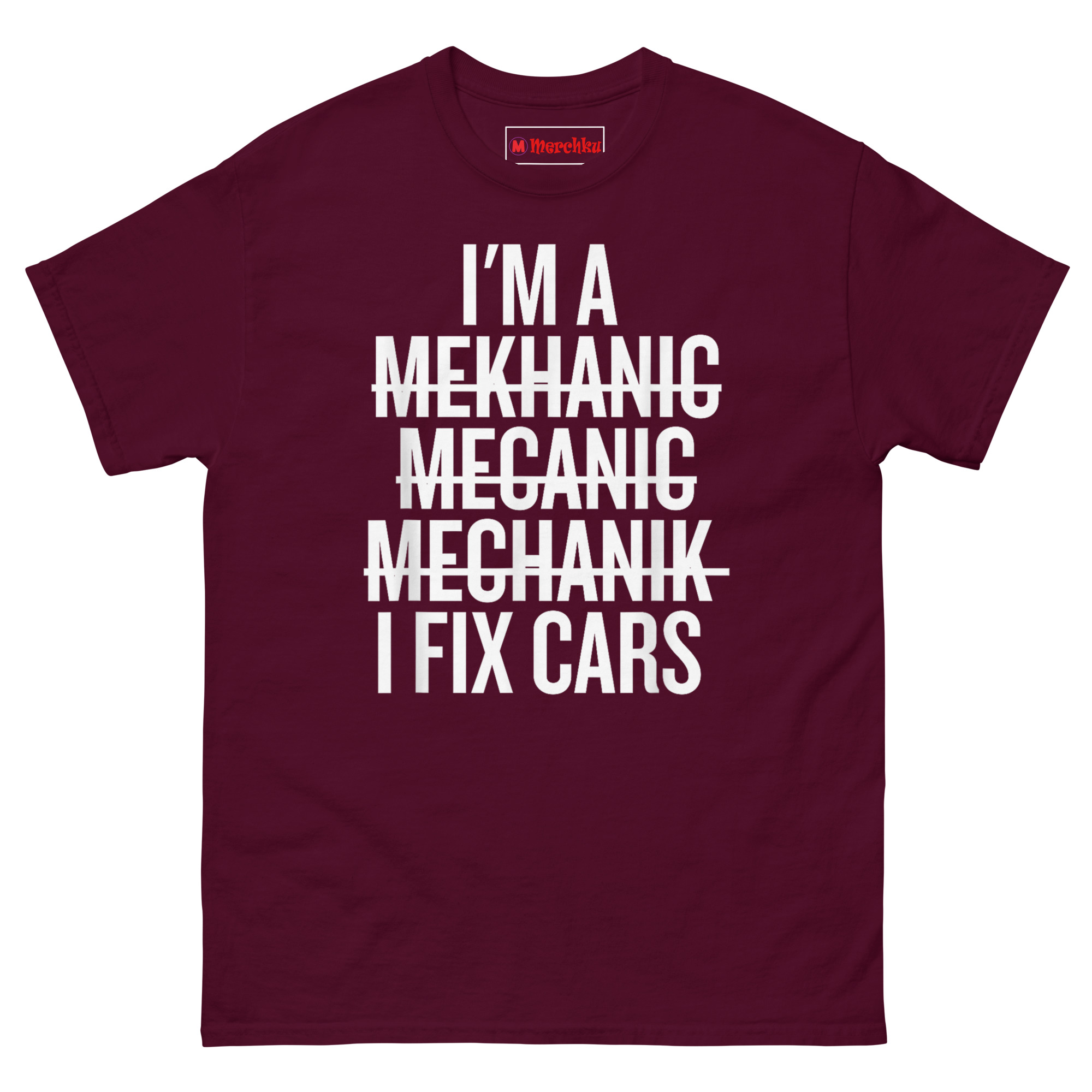unisex-classic-tee-maroon-front-69bea285413bc.jpg
