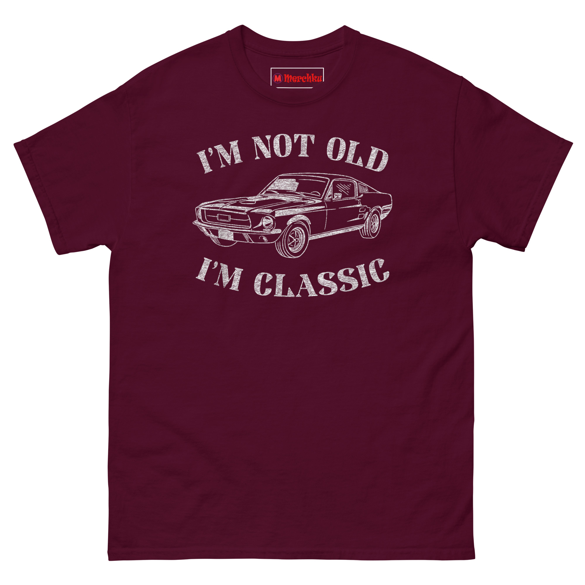 unisex-classic-tee-maroon-front-69c35b2a3892c.jpg