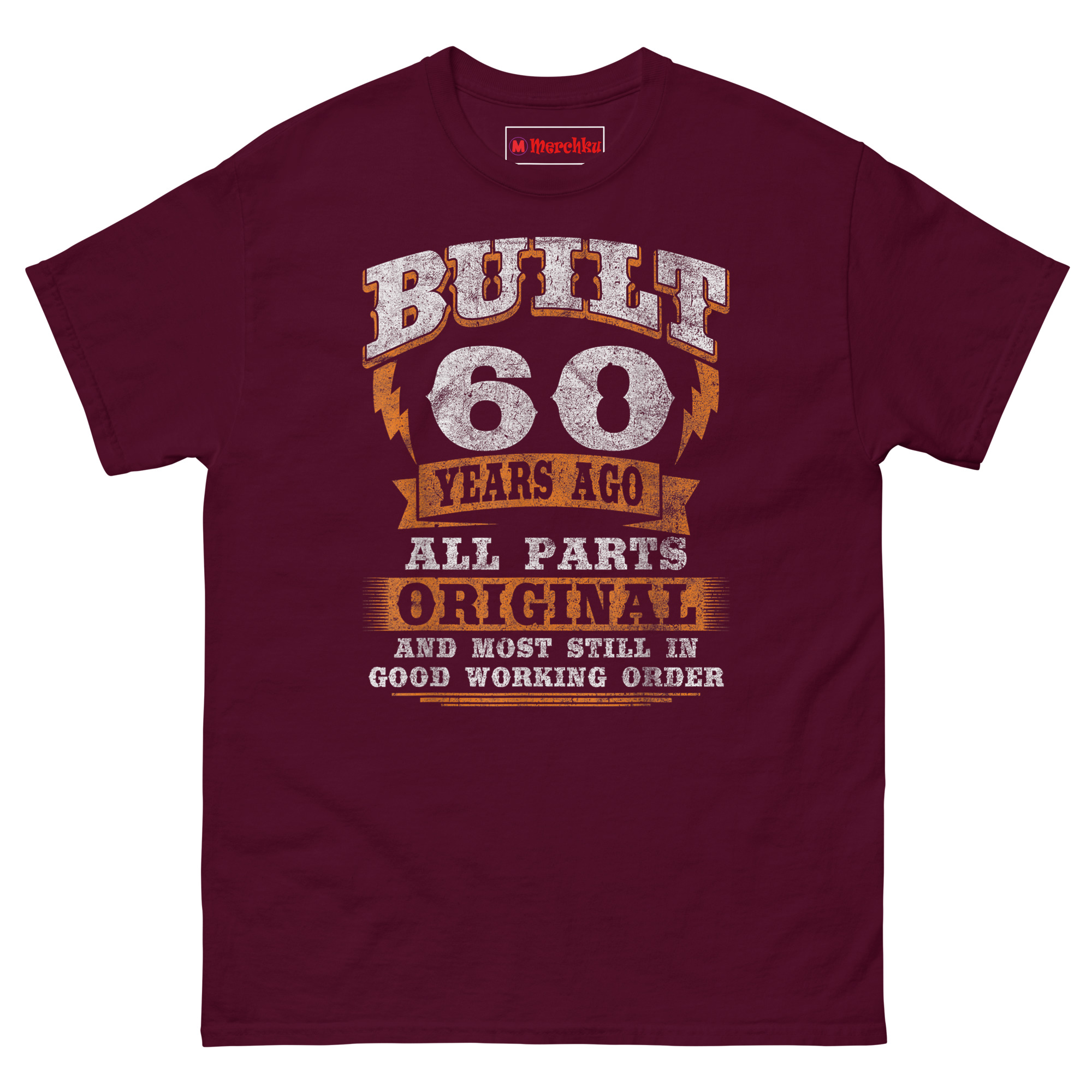 unisex-classic-tee-maroon-front-69c361d34dcc1.jpg