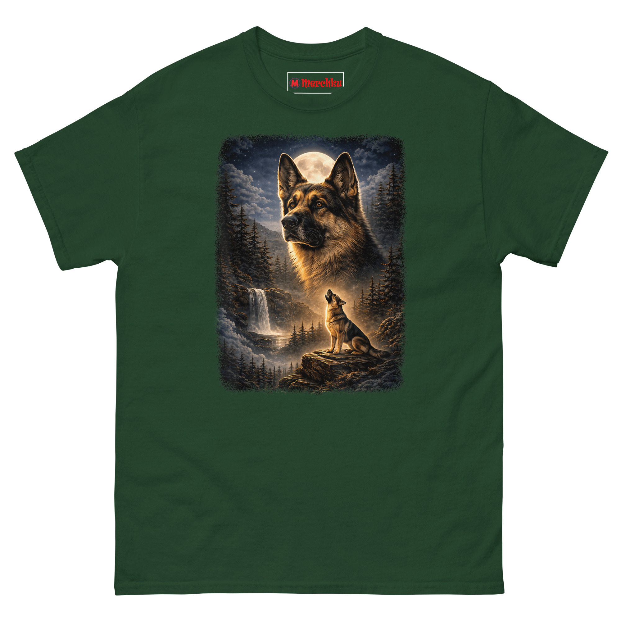 unisex-classic-tee-forest-green-front-69e8b642ad20f.jpg