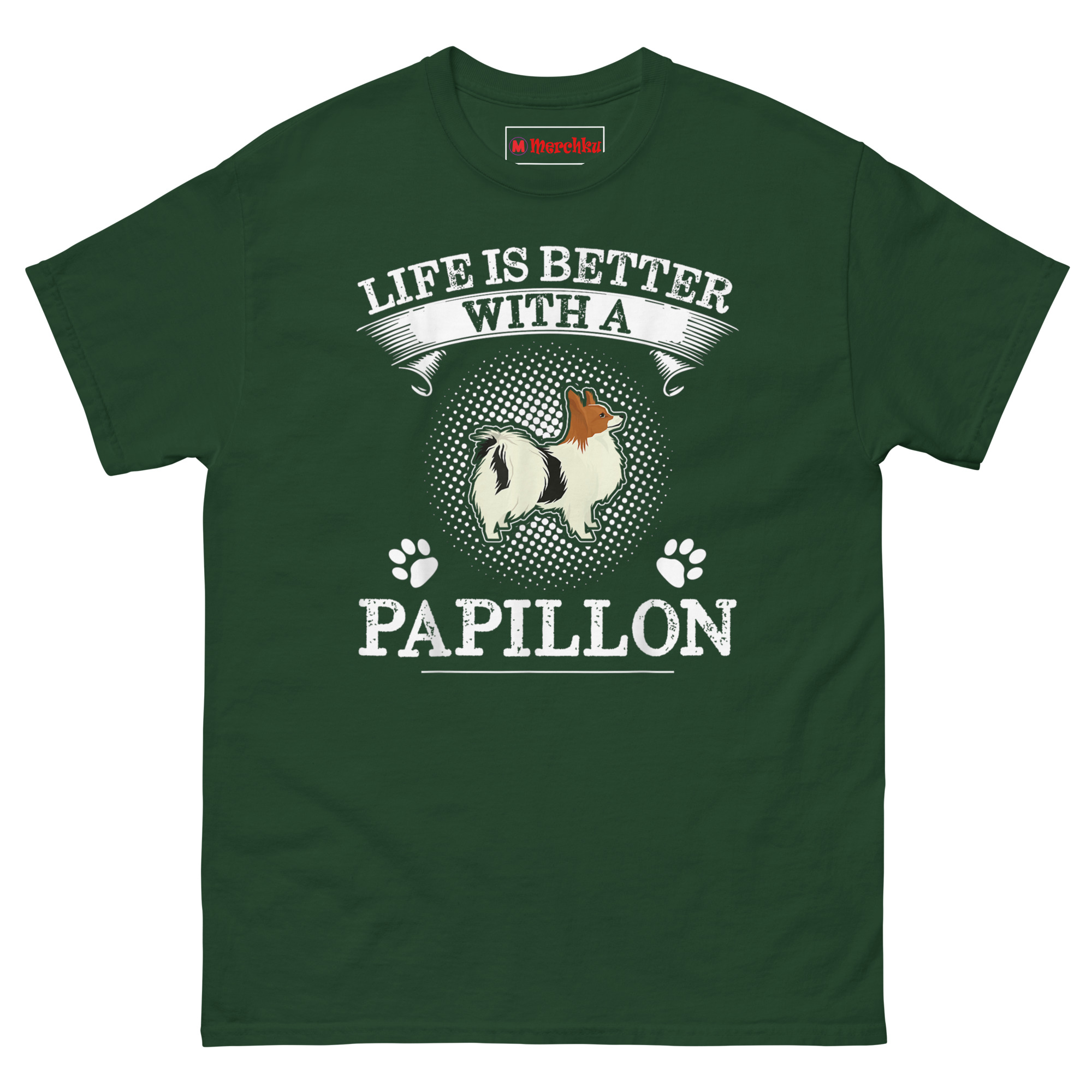 unisex-classic-tee-forest-green-front-69ead1b83e9aa.jpg