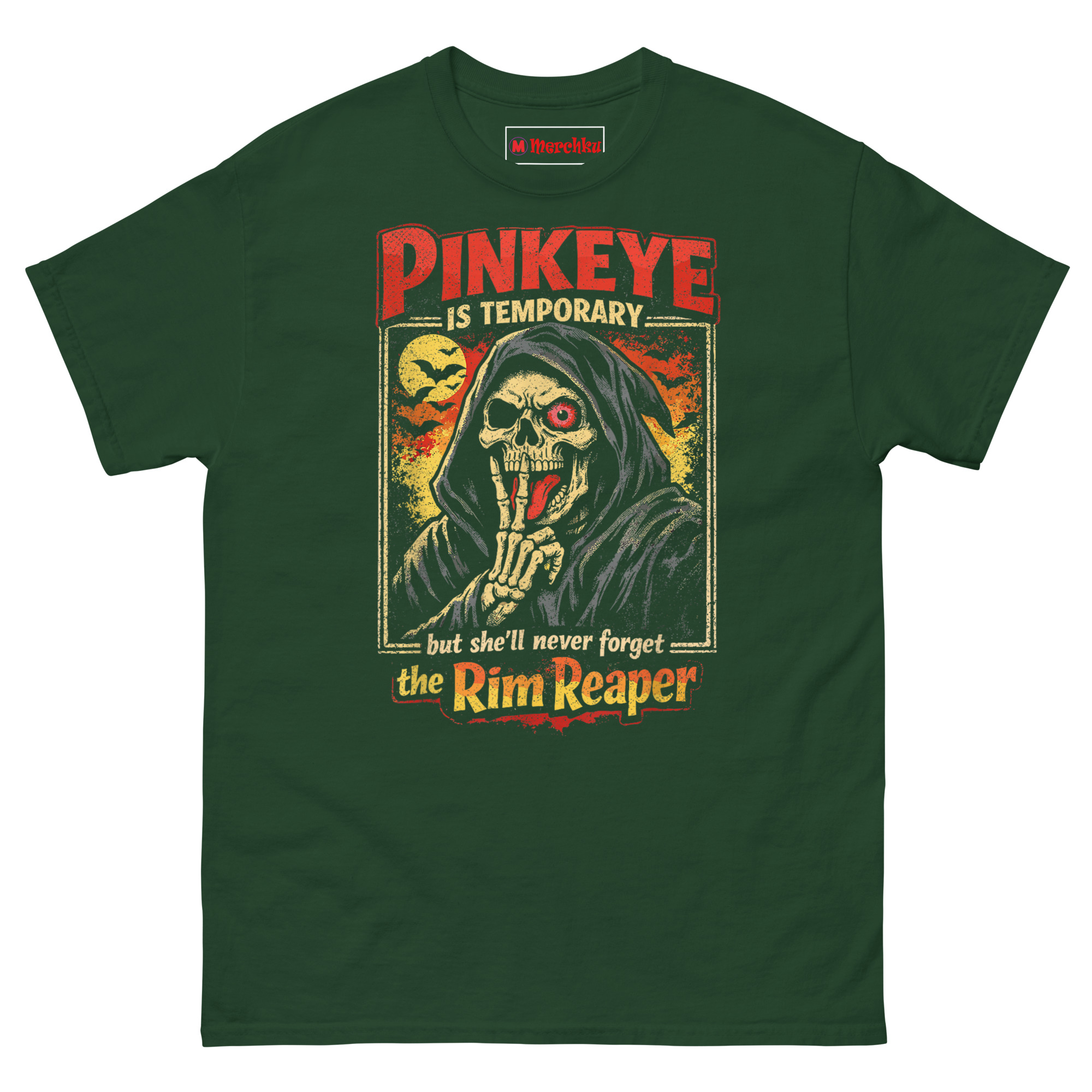 unisex-classic-tee-forest-green-front-69f81d1edb5c2.jpg