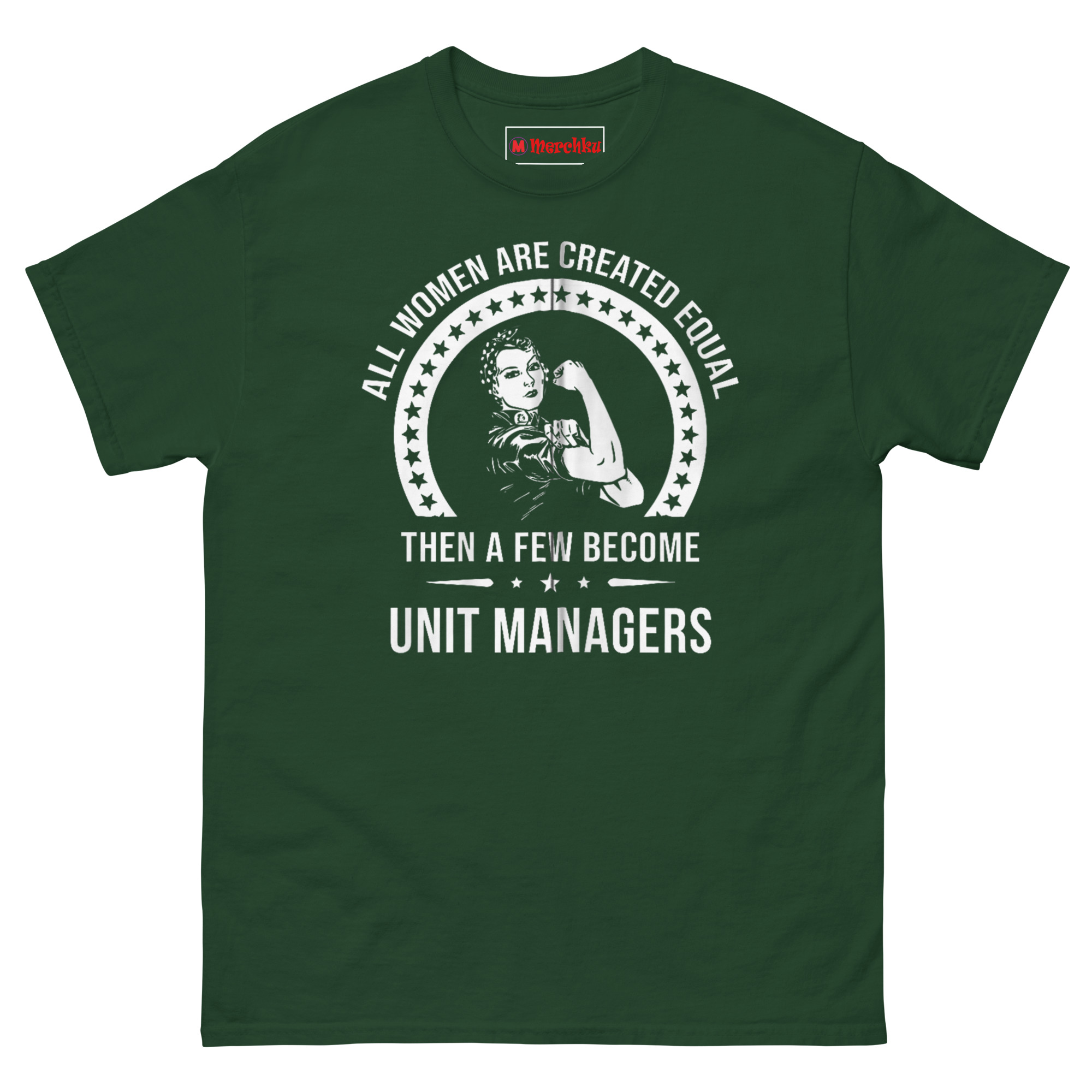 unisex-classic-tee-forest-green-front-69fe9bc2effe8.jpg