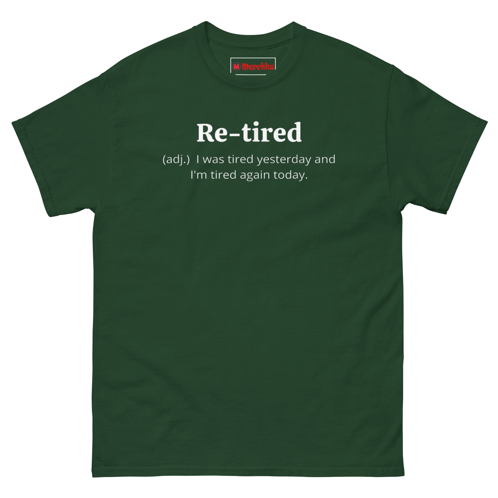 unisex-classic-tee-forest-green-front-6a0433ef816a8.jpg
