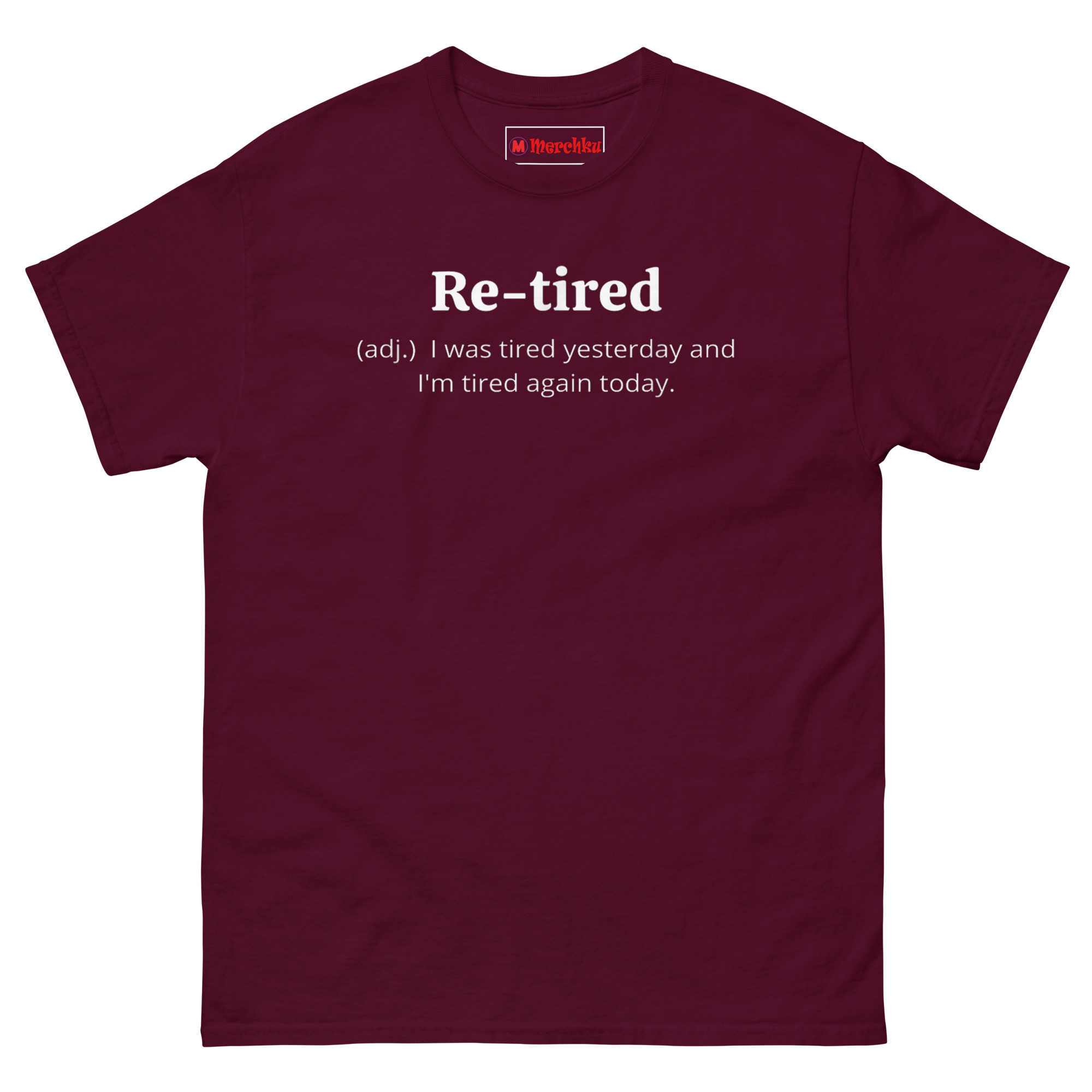 unisex-classic-tee-maroon-front-6a0433ef7dc52.jpg