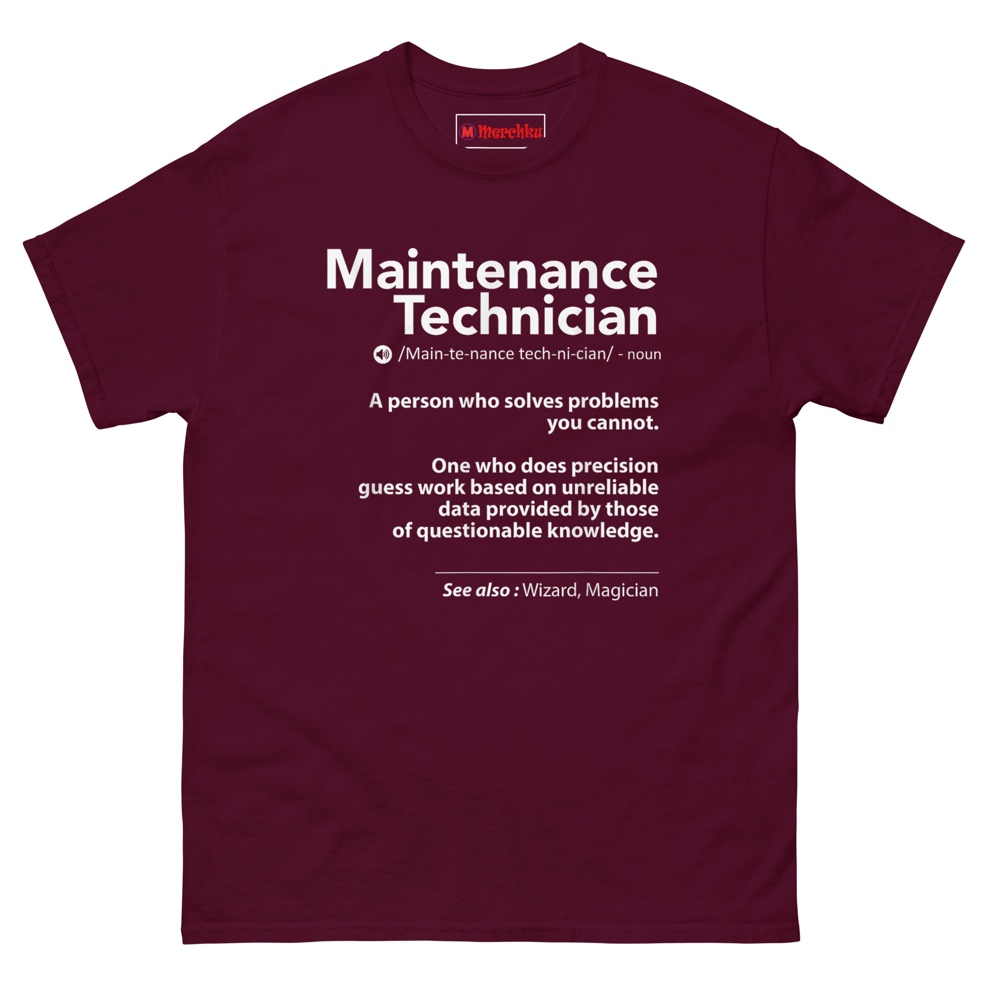 unisex-classic-tee-maroon-front-6a043a53e4b4e.jpg