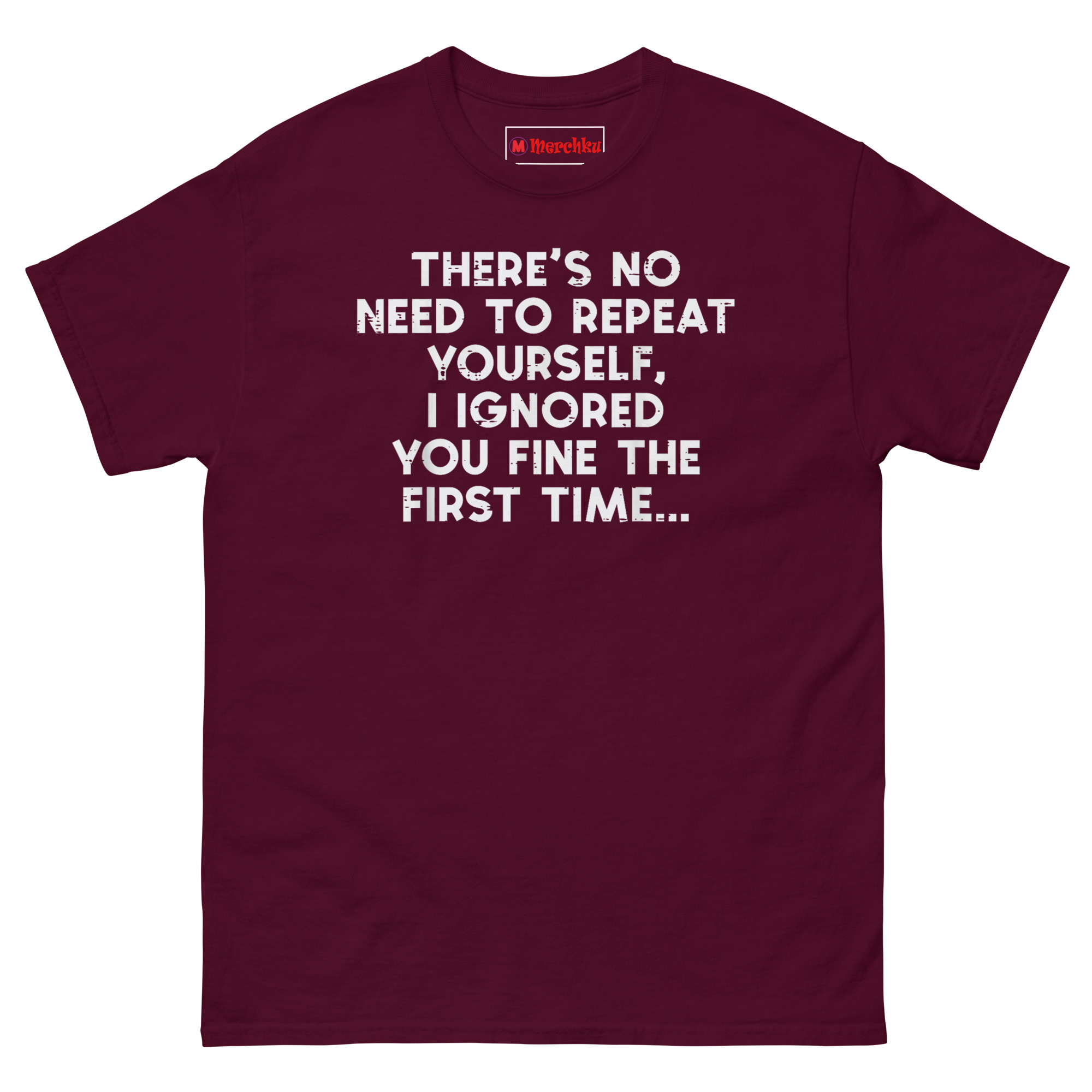 unisex-classic-tee-maroon-front-6a0a755f59226.jpg