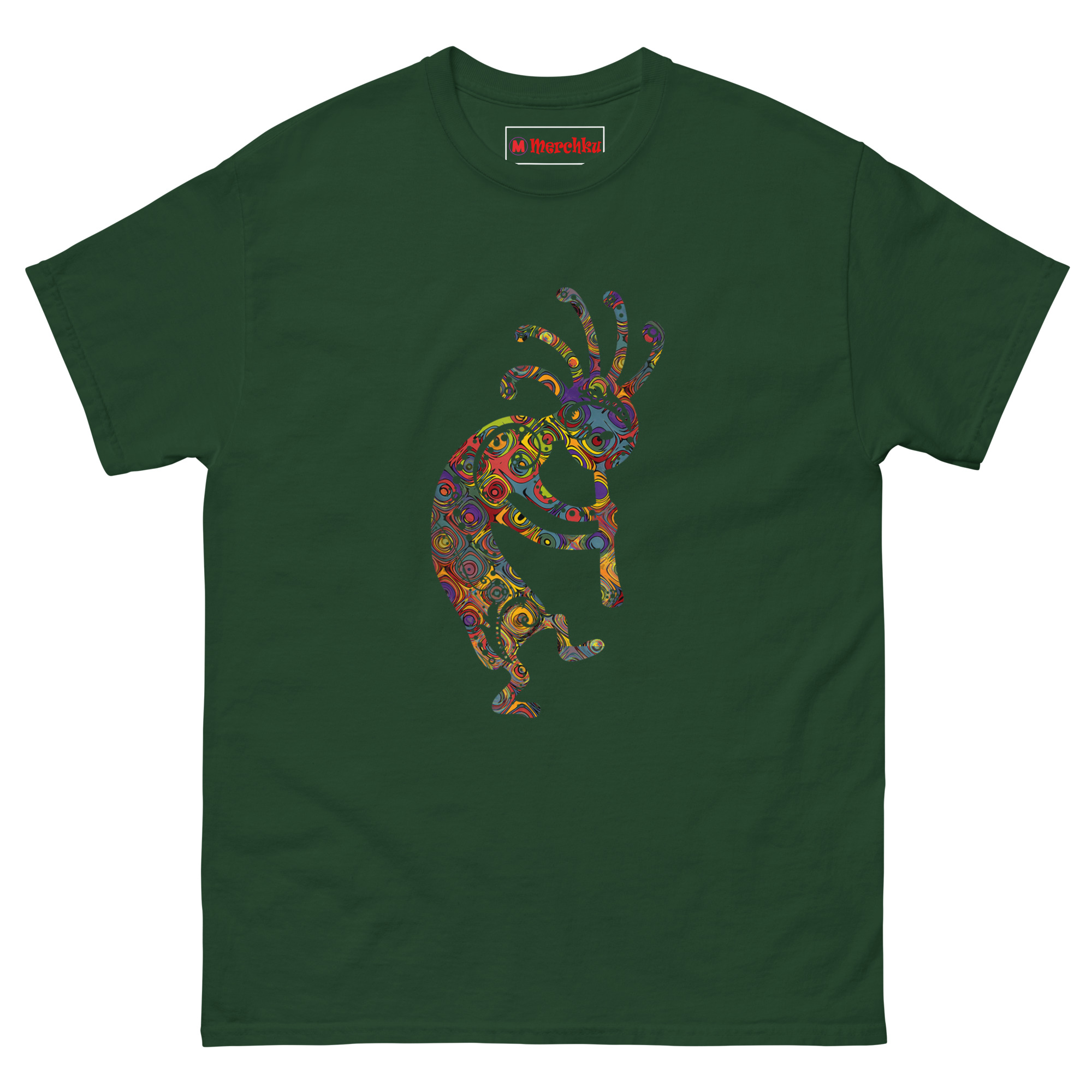 unisex-classic-tee-forest-green-front-6a277df036d43.jpg