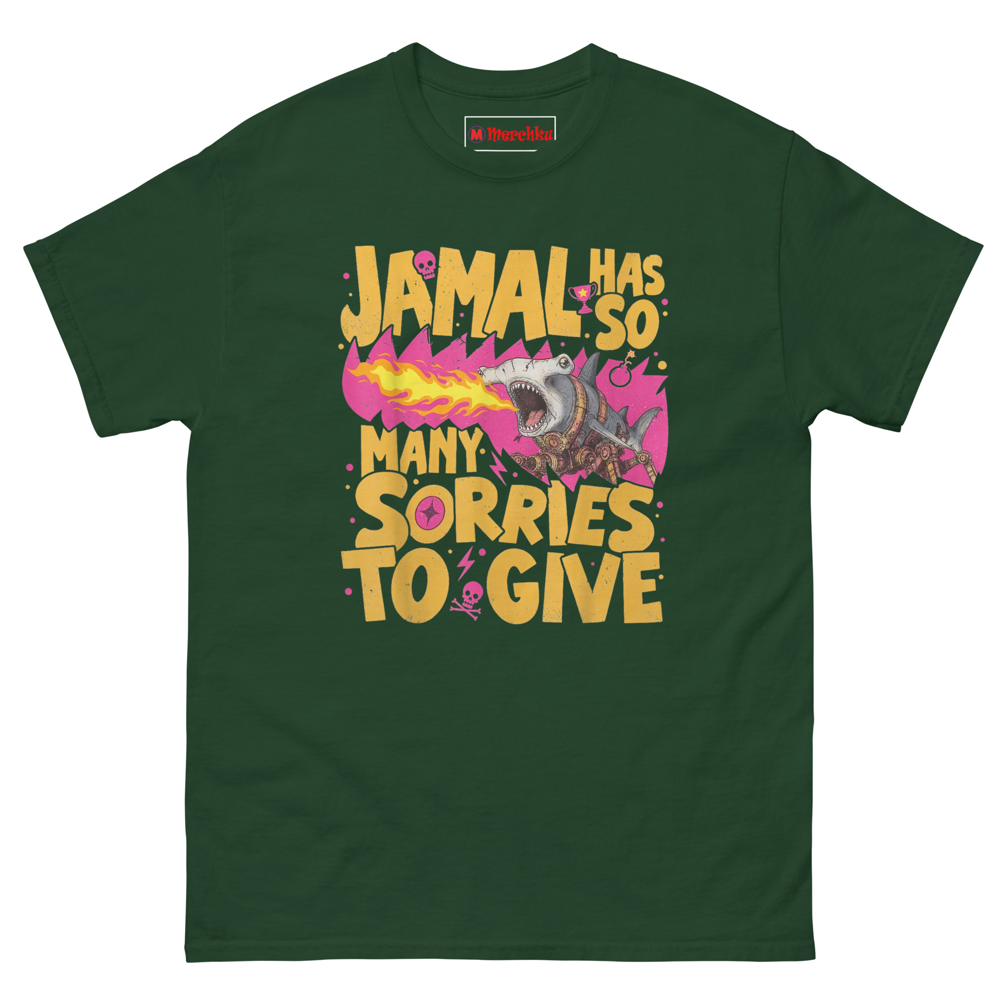 unisex-classic-tee-forest-green-front-6a2a0e189a71b.jpg