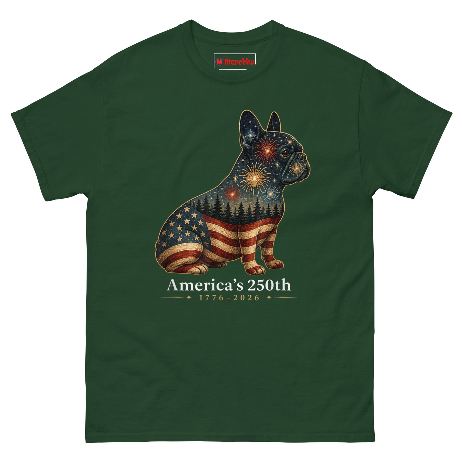 unisex-classic-tee-forest-green-front-6a3b599dadd2c.jpg