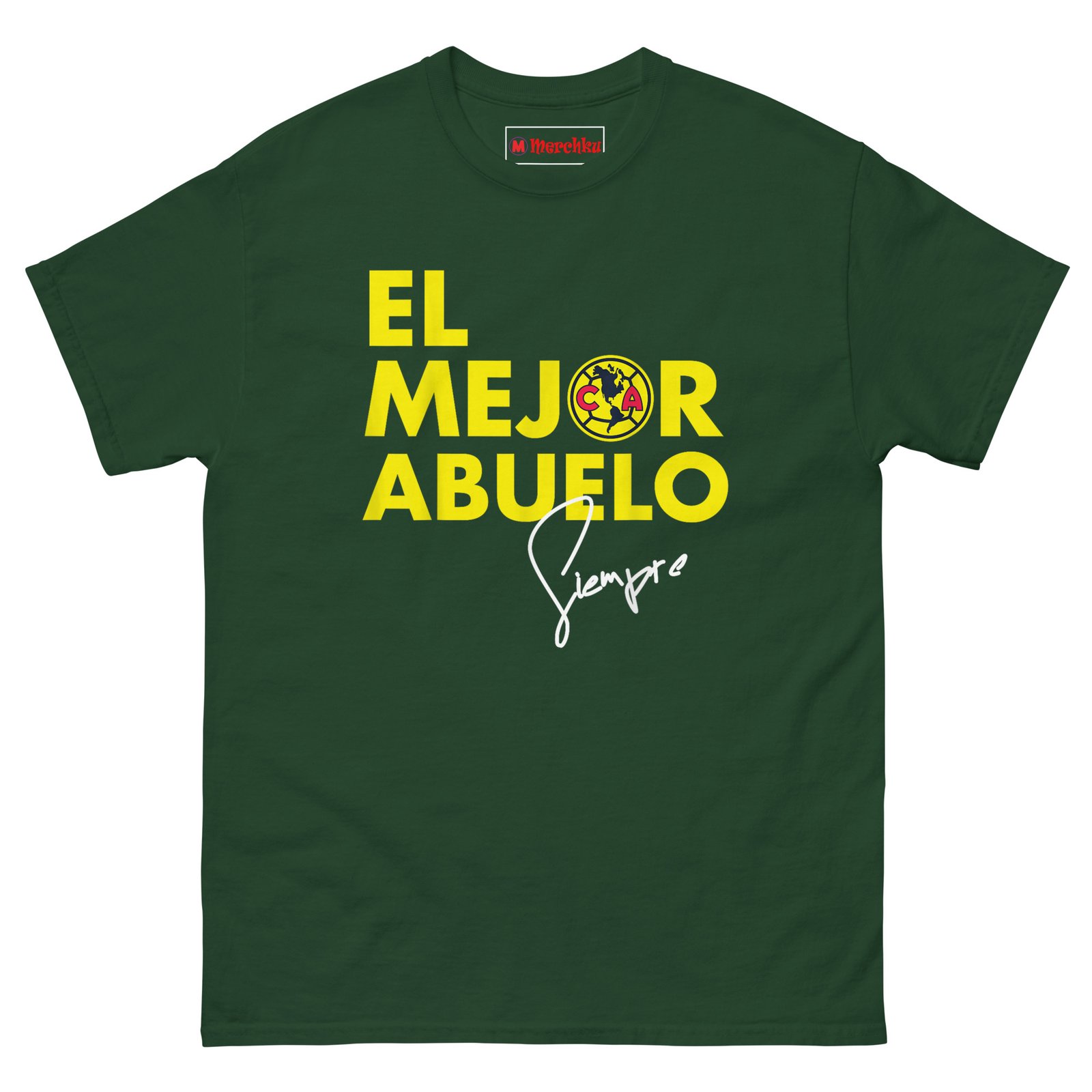 unisex-classic-tee-forest-green-front-6a3f2ce4e9fad.jpg