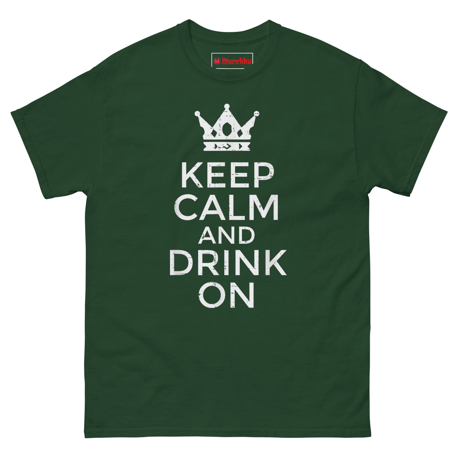 unisex-classic-tee-forest-green-front-6a41d260b302b.jpg