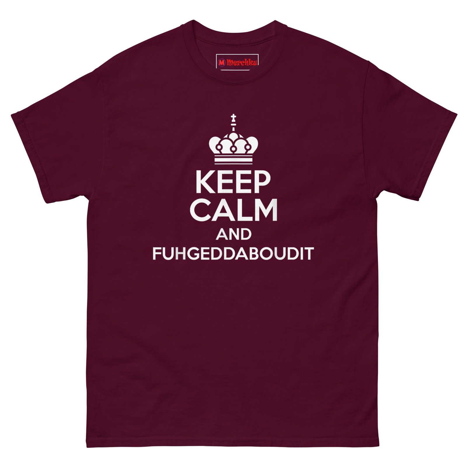 unisex-classic-tee-maroon-front-6a2e1e5105ac1.jpg