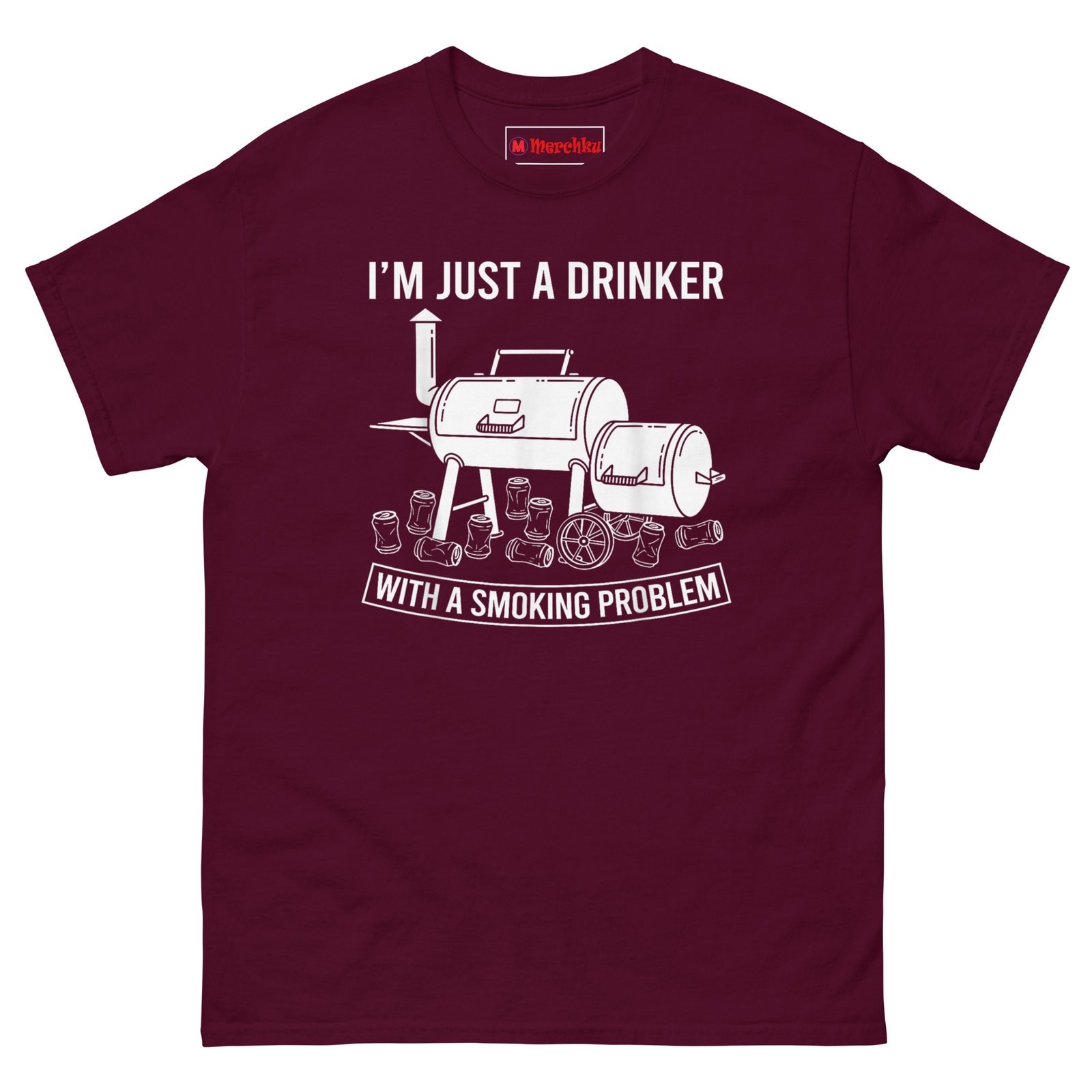 unisex-classic-tee-maroon-front-6a37849933bb4.jpg