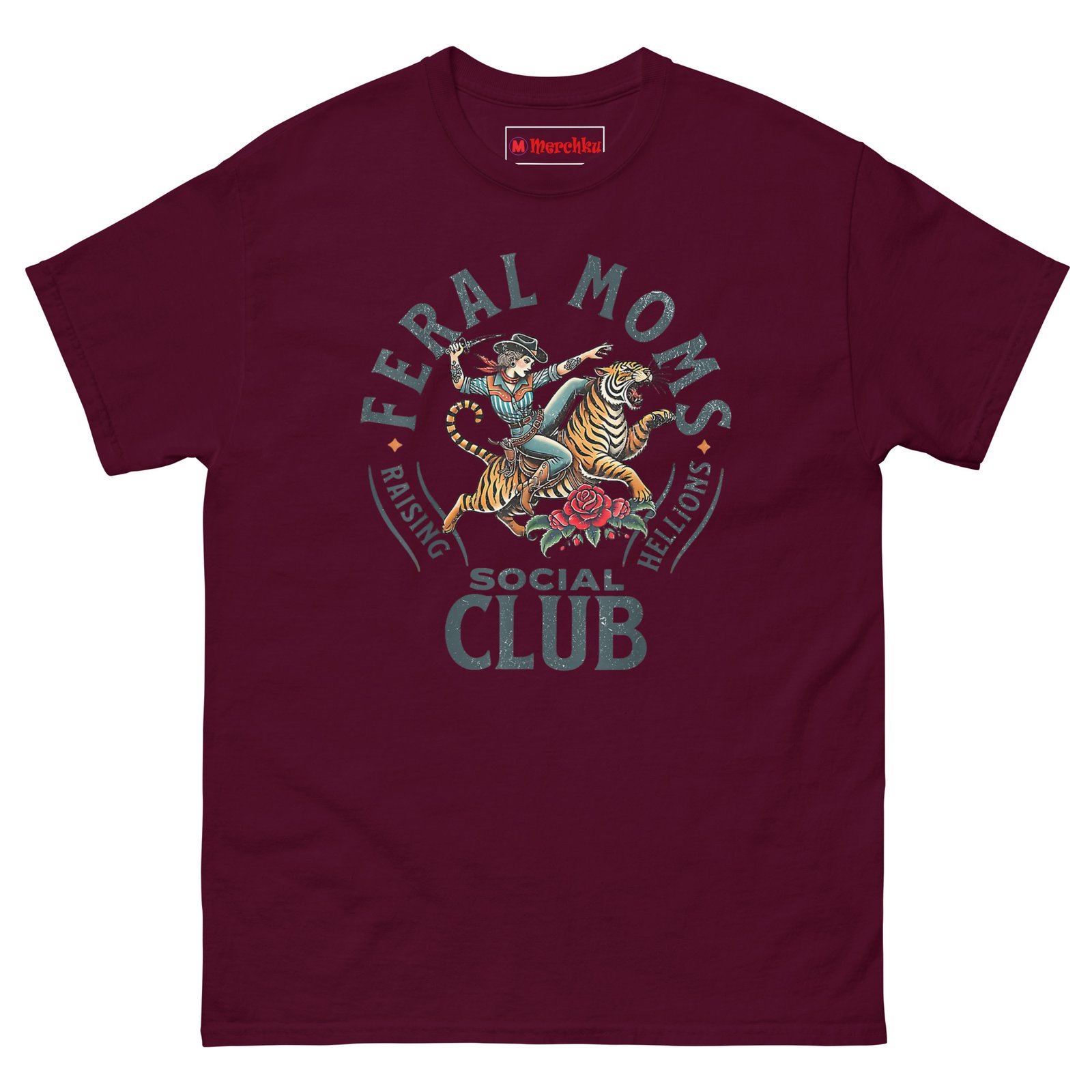 unisex-classic-tee-maroon-front-6a432627175ef.jpg