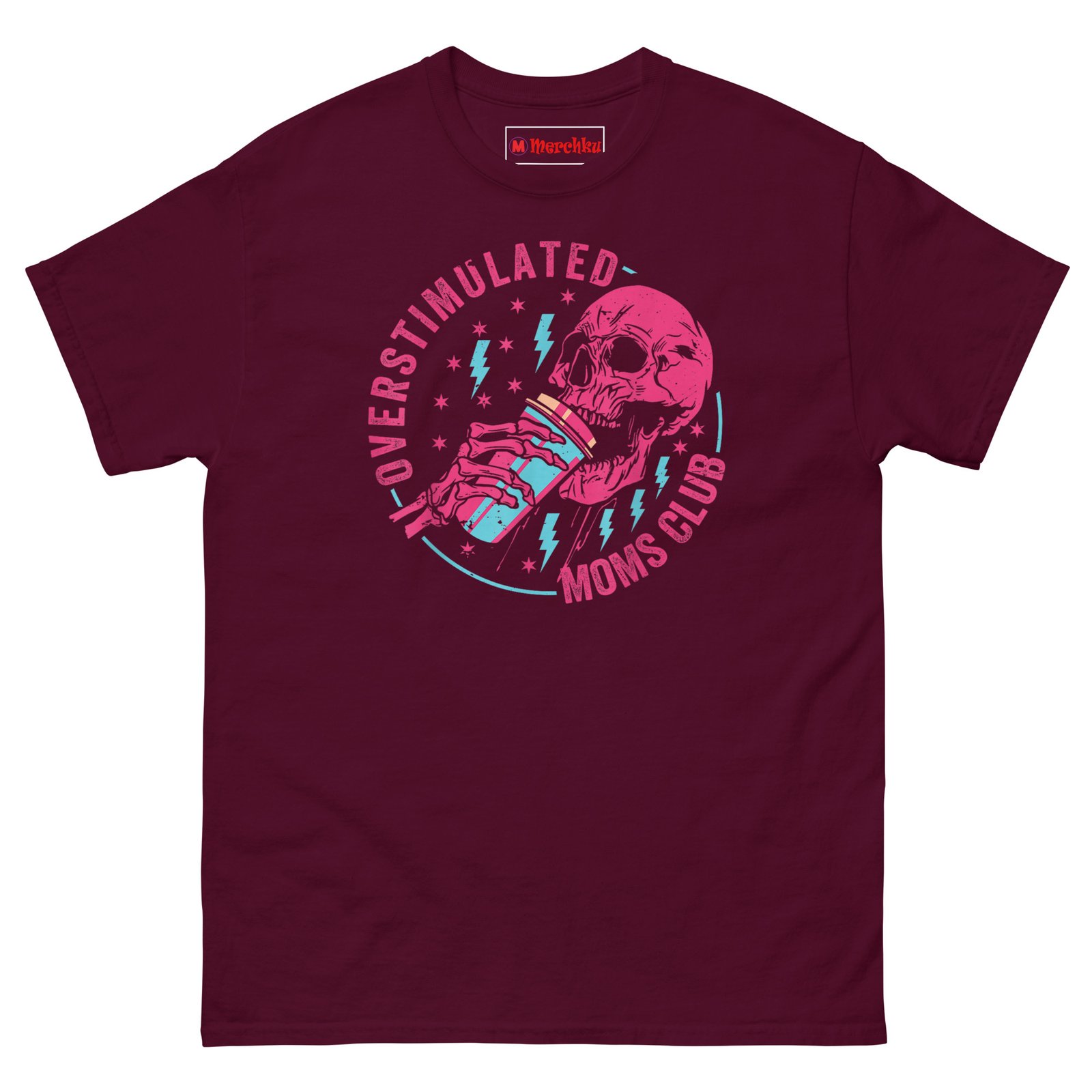 unisex-classic-tee-maroon-front-6a432d03420e1.jpg
