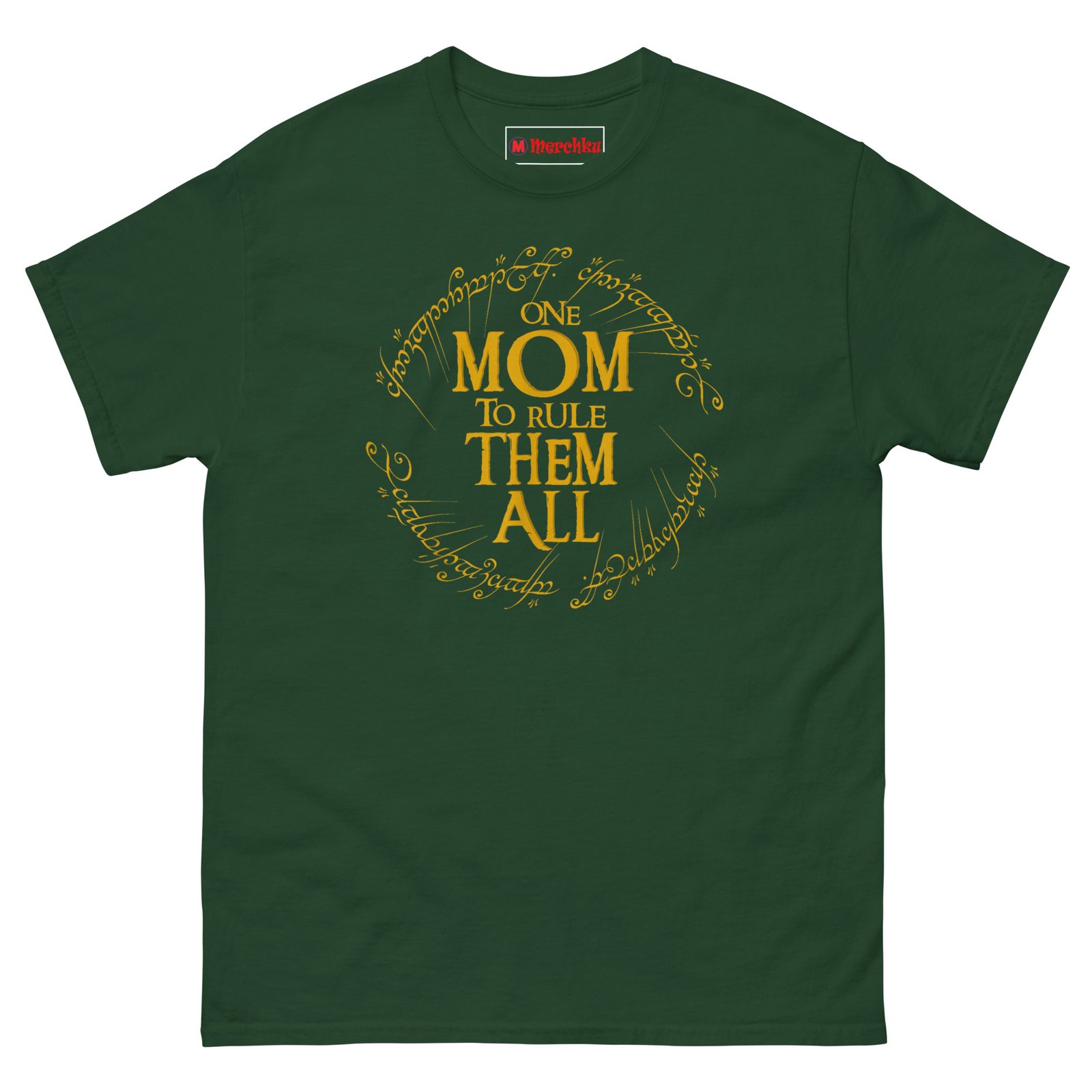 unisex-classic-tee-forest-green-front-6a447f6fd6592.jpg