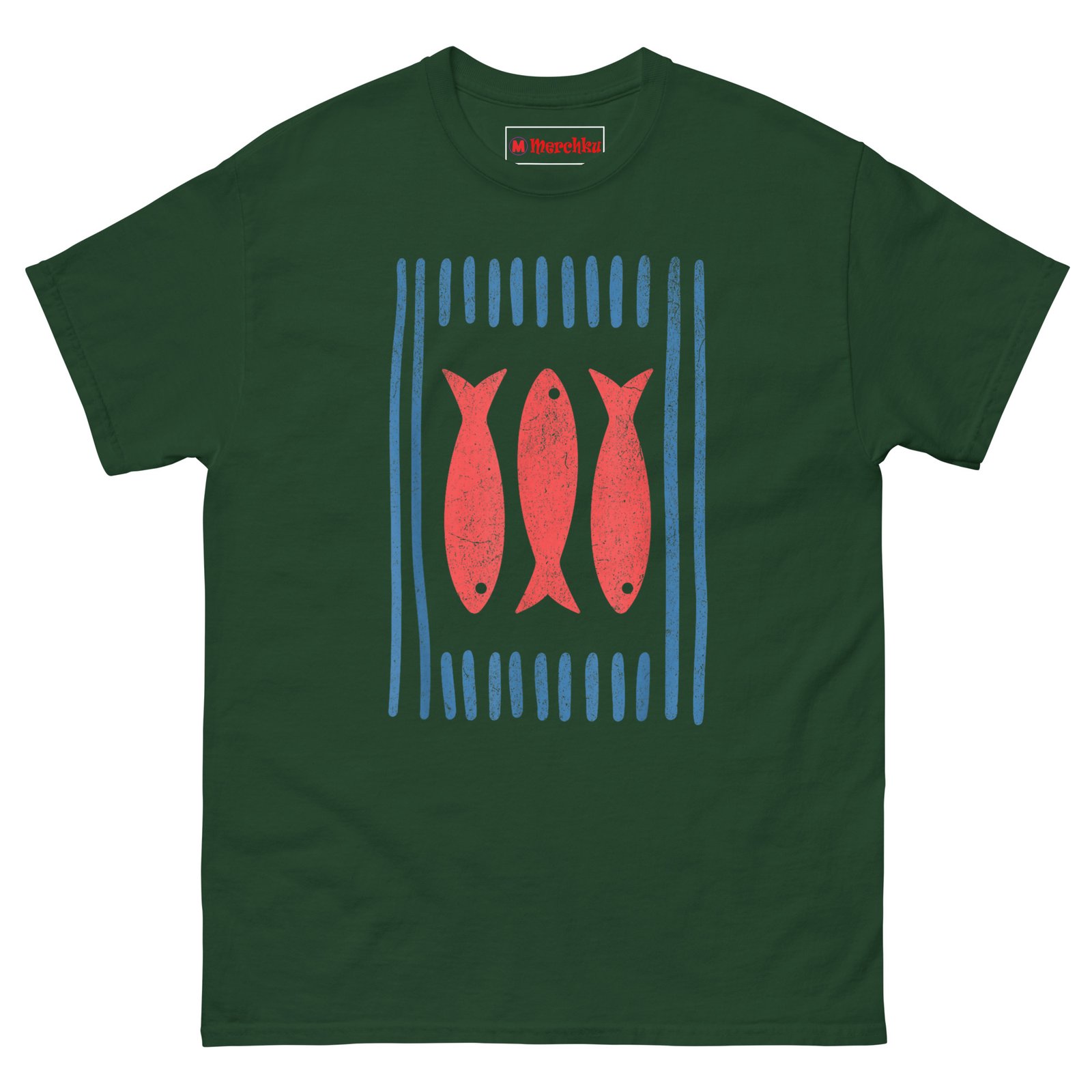 unisex-classic-tee-forest-green-front-6a62df70cafd3.jpg