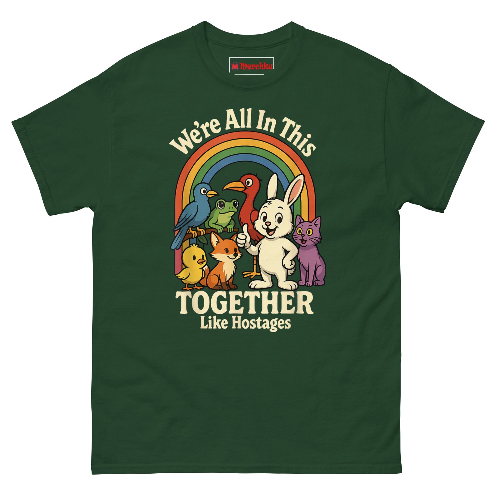 unisex-classic-tee-forest-green-front-6a642abbc4c84.jpg