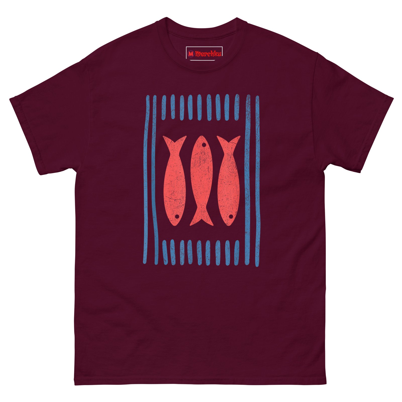 unisex-classic-tee-maroon-front-6a62df70c77d5.jpg