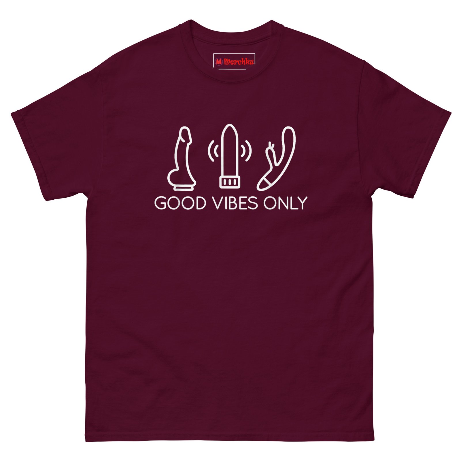 unisex-classic-tee-maroon-front-6a6ac60e333fb.jpg