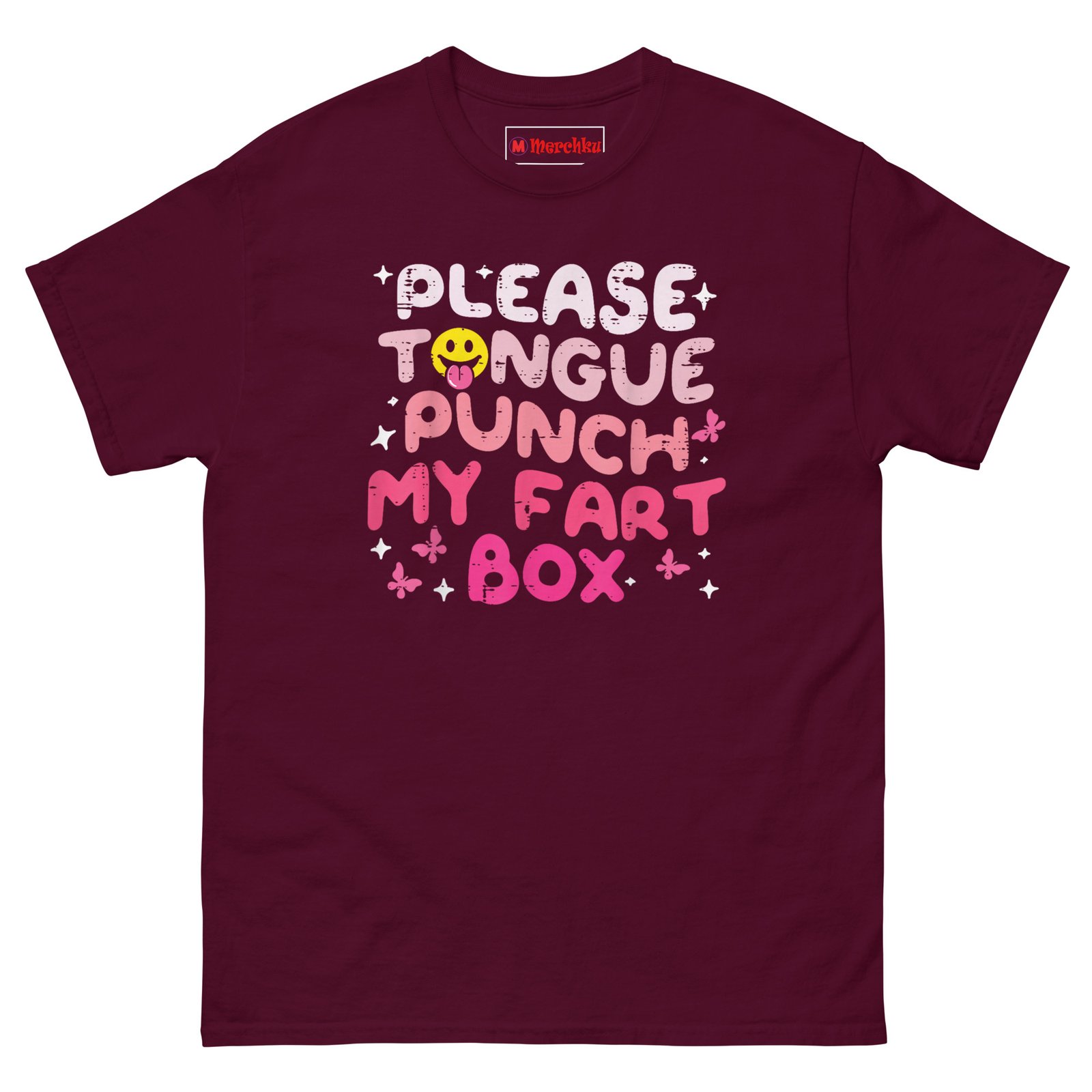 unisex-classic-tee-maroon-front-6a6ac74ac6a07.jpg